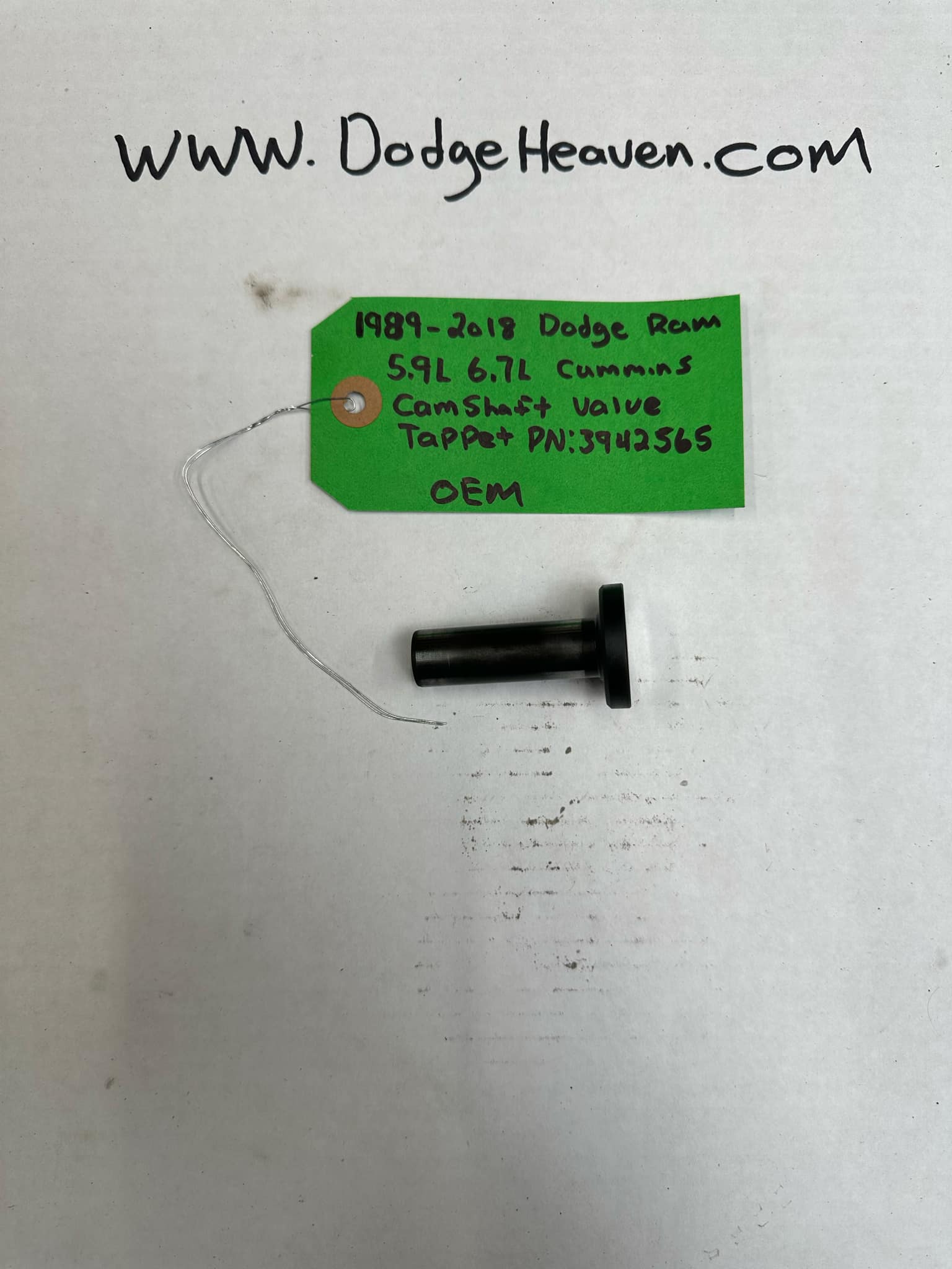 1989-2018 5.9L 12V/24V / 6.7L Cummins Camshaft Valve Tappet (OEM)