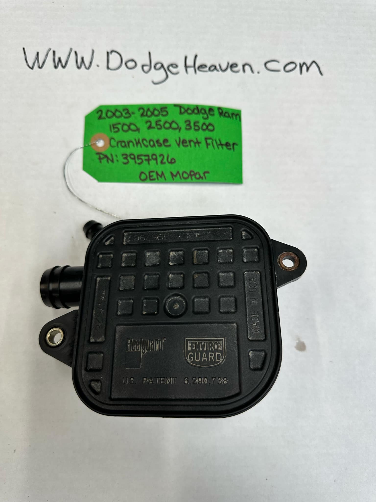 2003-2005 5.9L 24V Cummins Crank Case Vent Filter (OEM)
