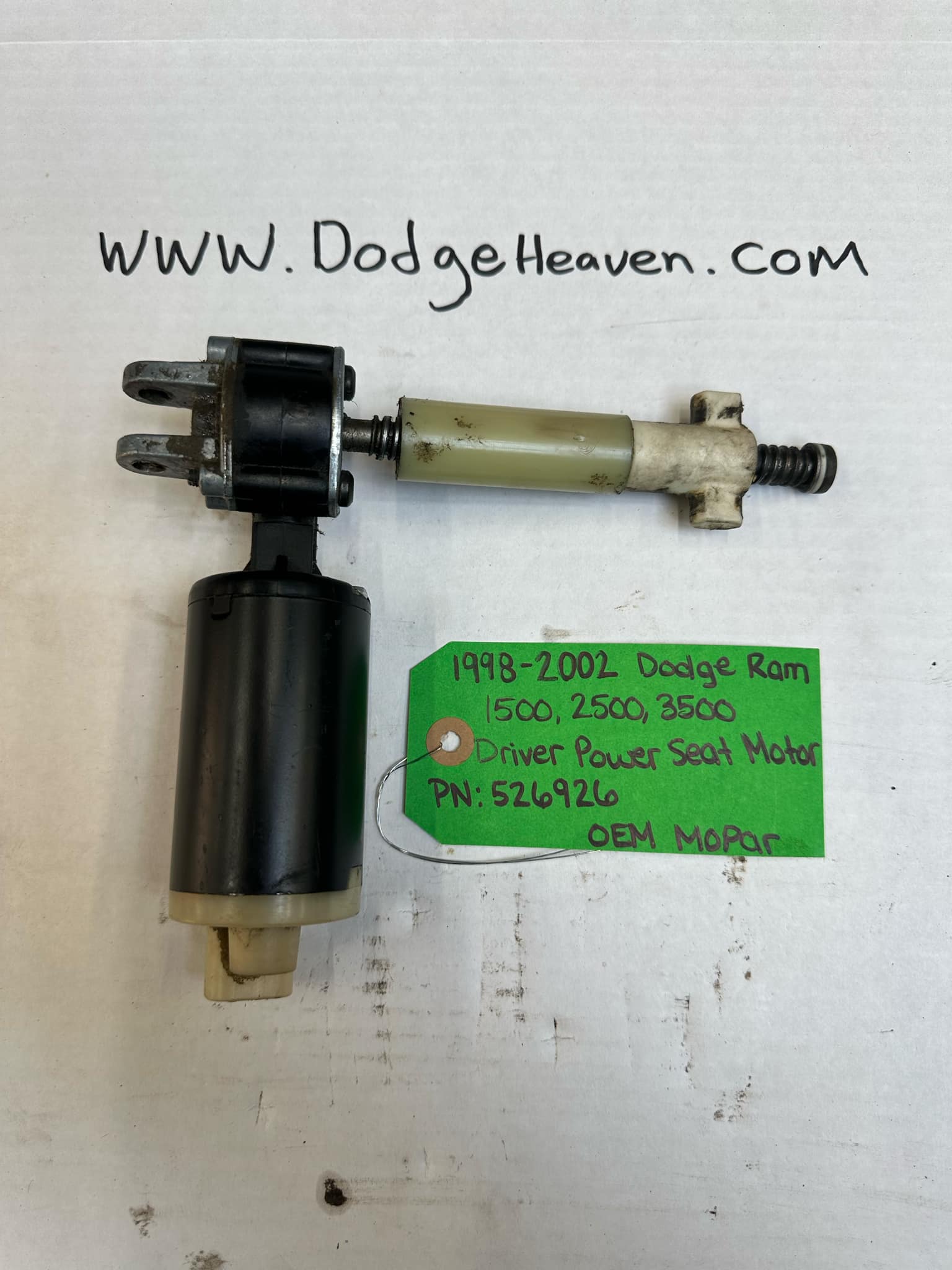 1998.5-2002 Dodge Ram 1500/2500/3500 Driver-Side Power Seat Motor (OEM)