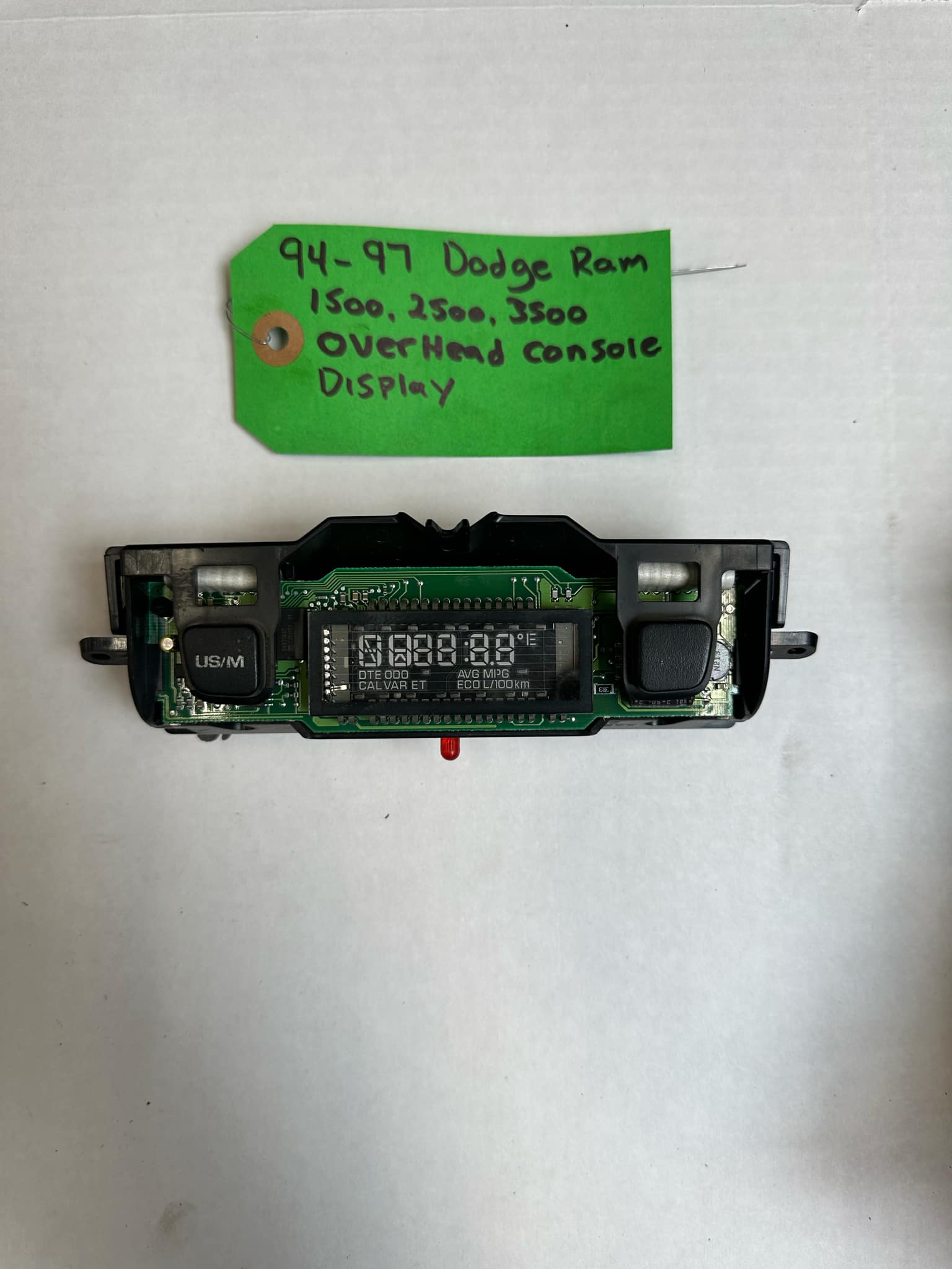 1994-1997 Dodge Ram 1500/2500/3500 Overhead Console Display (OEM)