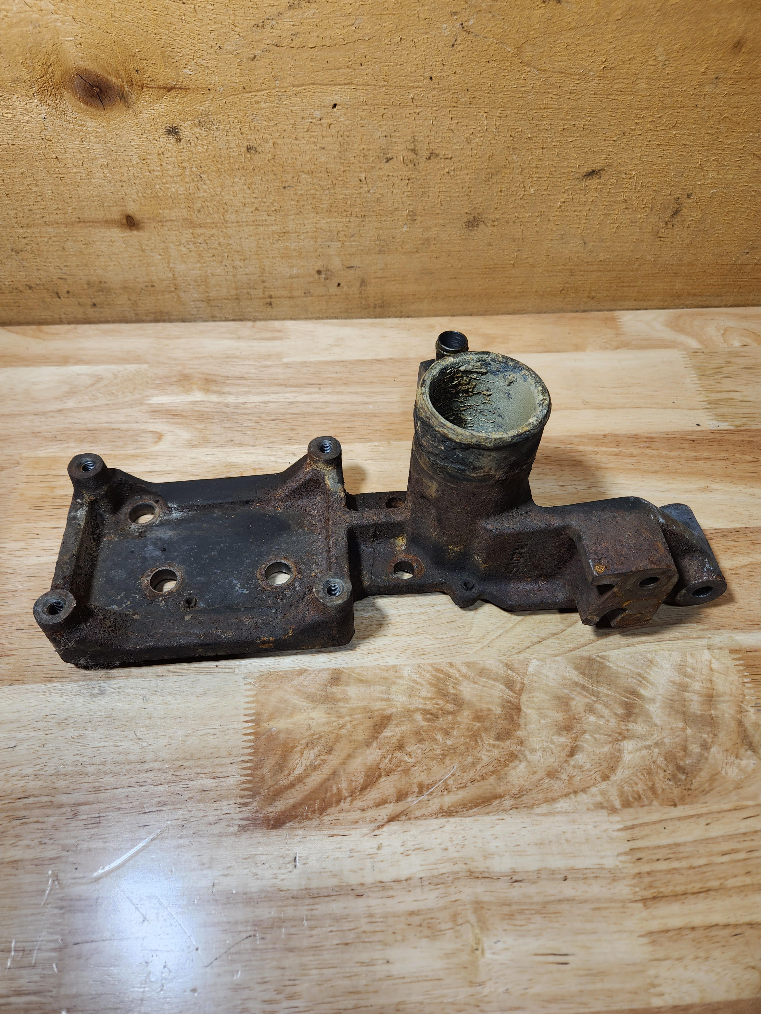 1991-2002 Dodge Ram 2500 3500 12V / 24V 5.9L Cummins A/C Bracket Lower Water Neck (OEM)