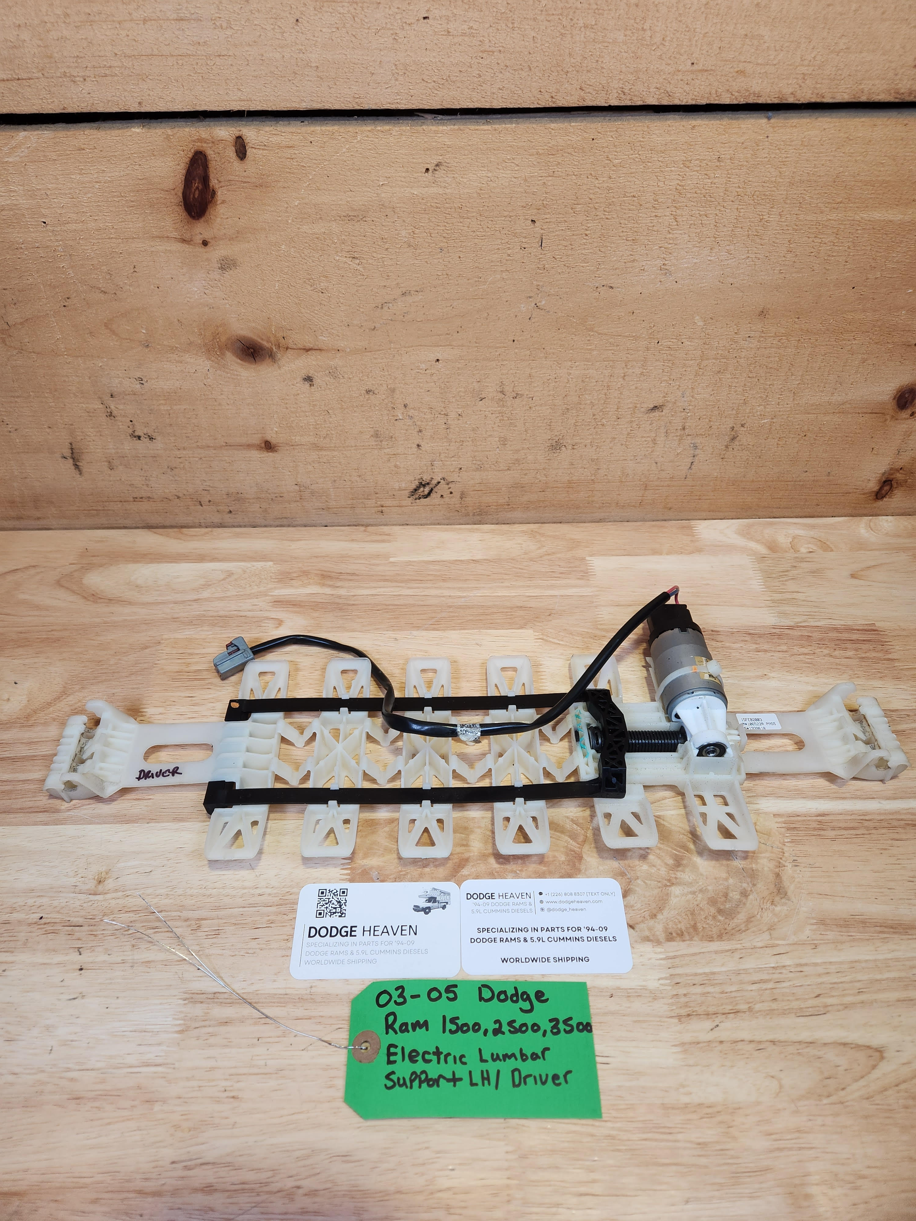 2003-2005 Dodge Ram 1500 2500 3500 Electric Lumbar Support Driver-Side (OEM)