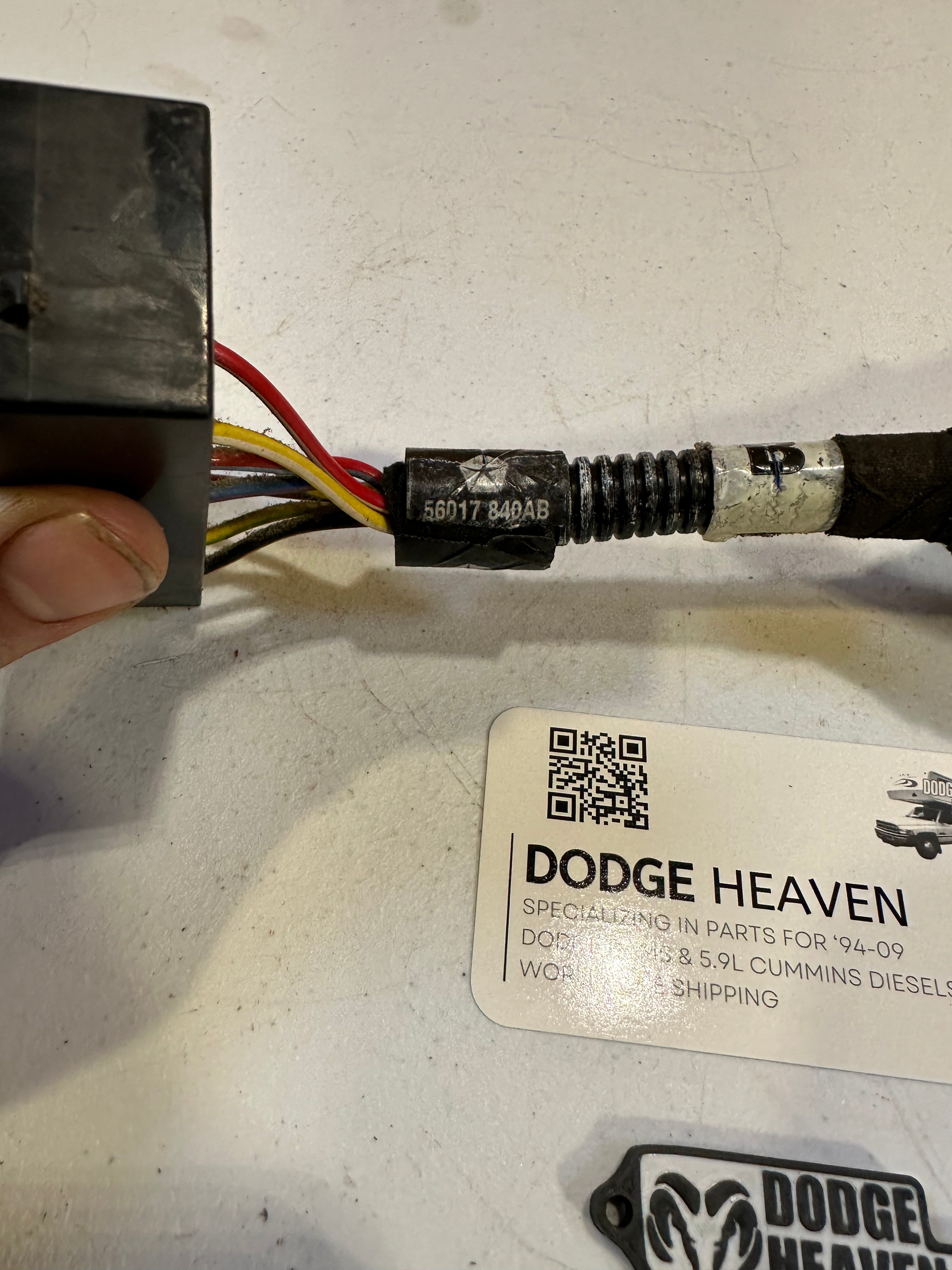 1994-1997 Dodge Ram 1500 2500 3500 Driver-Side Power Seat Wiring Harness (OEM)