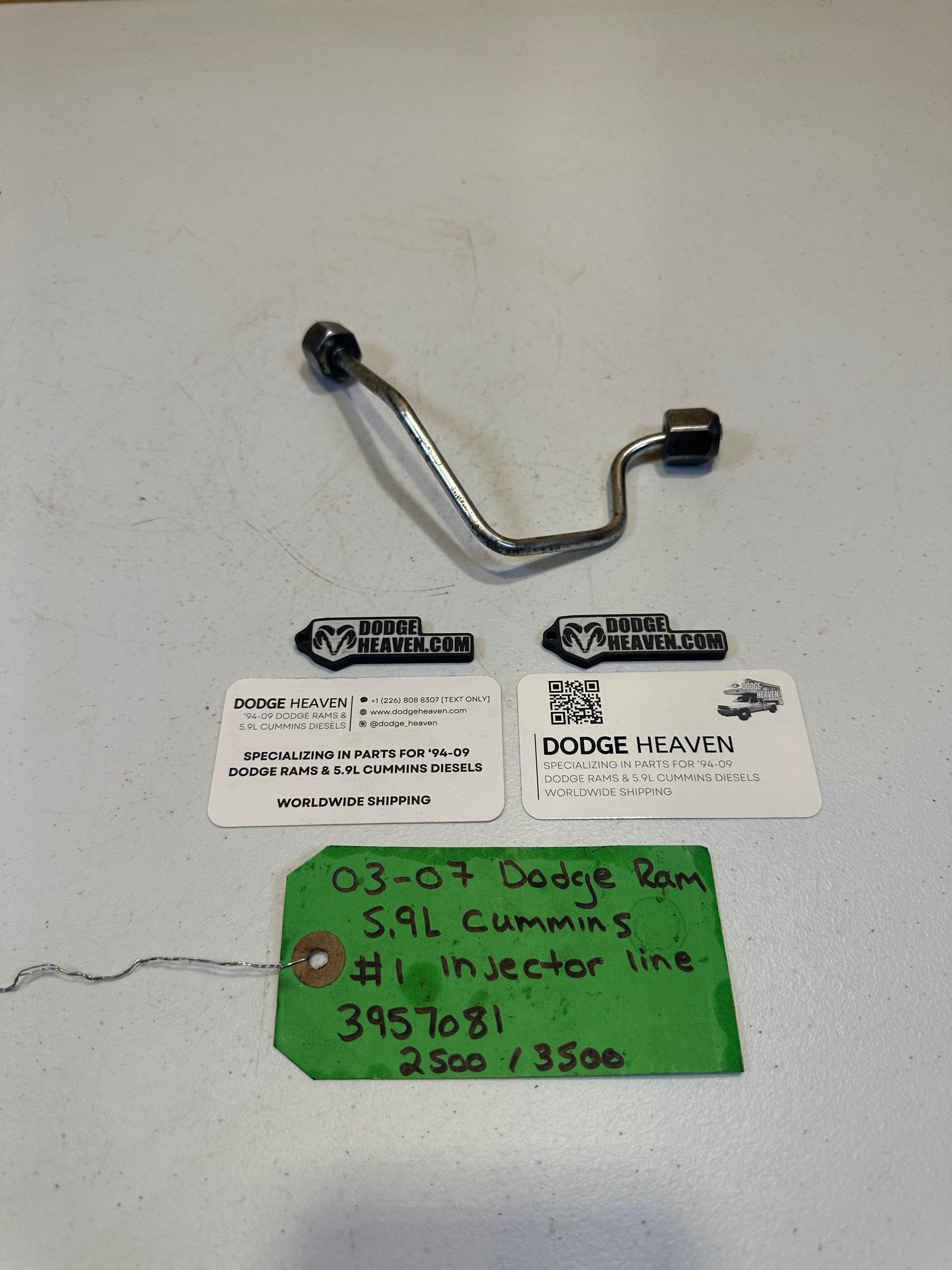 2003-2007 Dodge Ram 2500 3500 5.9L Cummins CR Injector Line #1 (OEM)