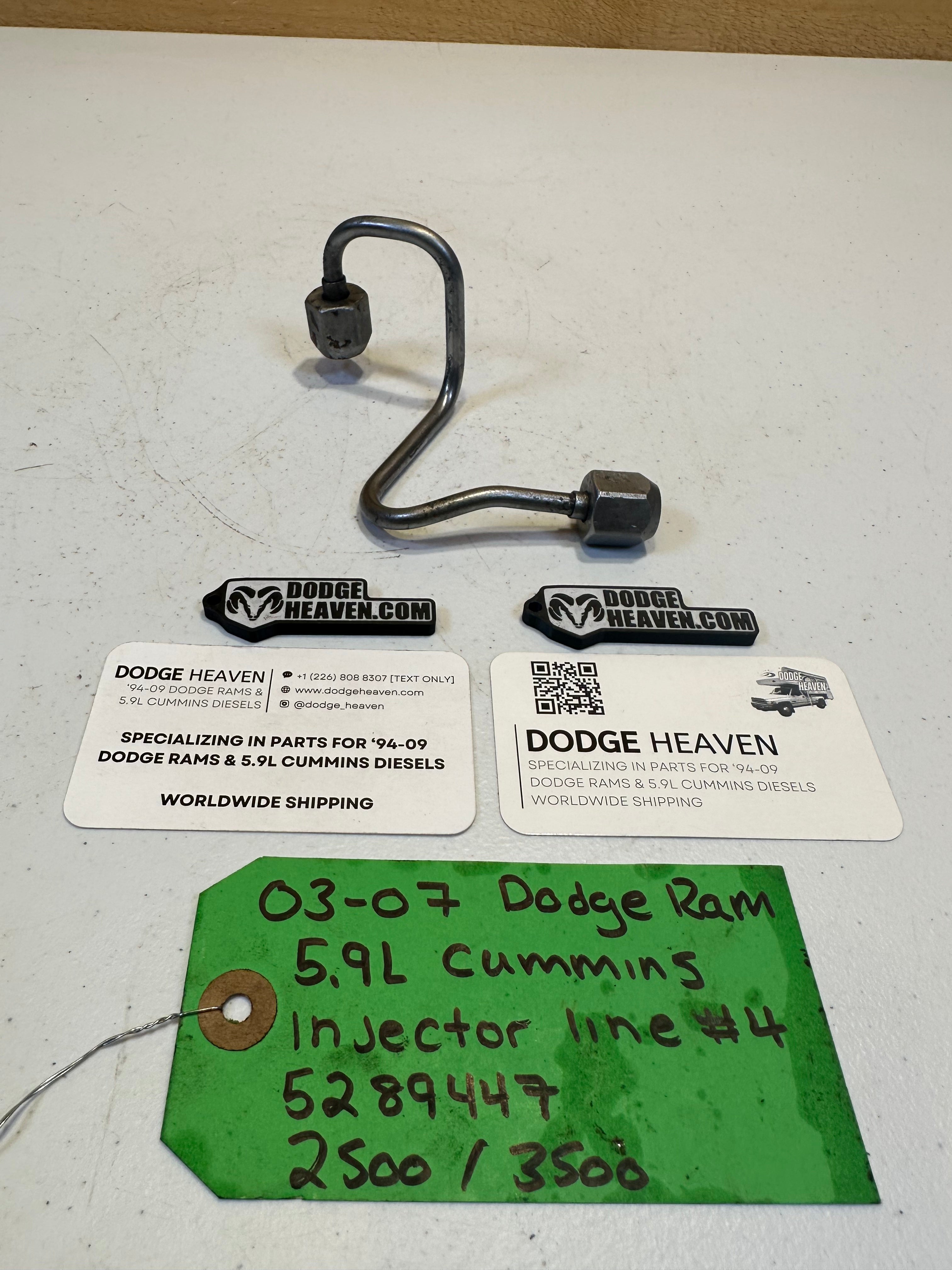 2003-2007 Dodge Ram 2500 3500 5.9L Cummins CR Injector Line #4 (OEM)