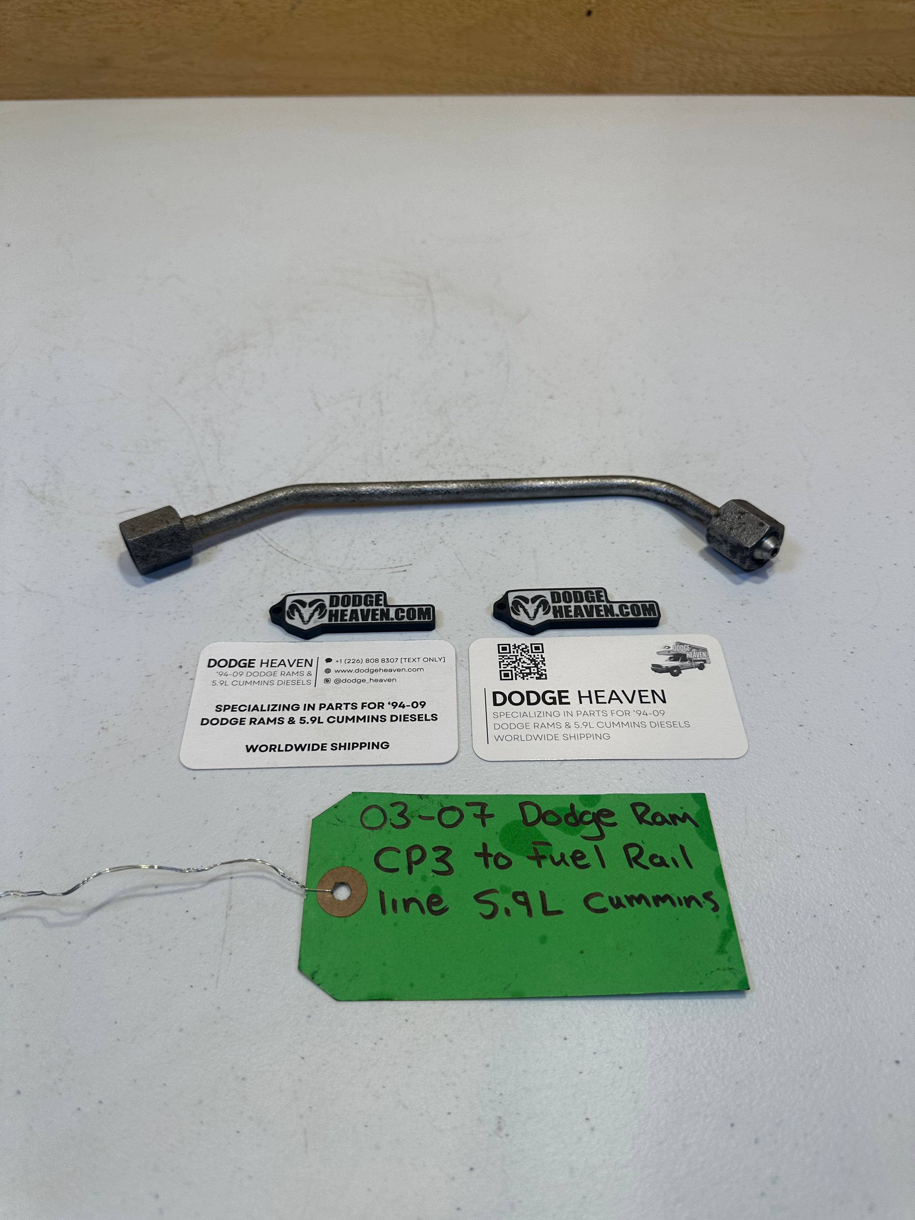 2003-2007 Dodge Ram 2500 3500 5.9L Cummins Fuel Supply Line CP3 (OEM)