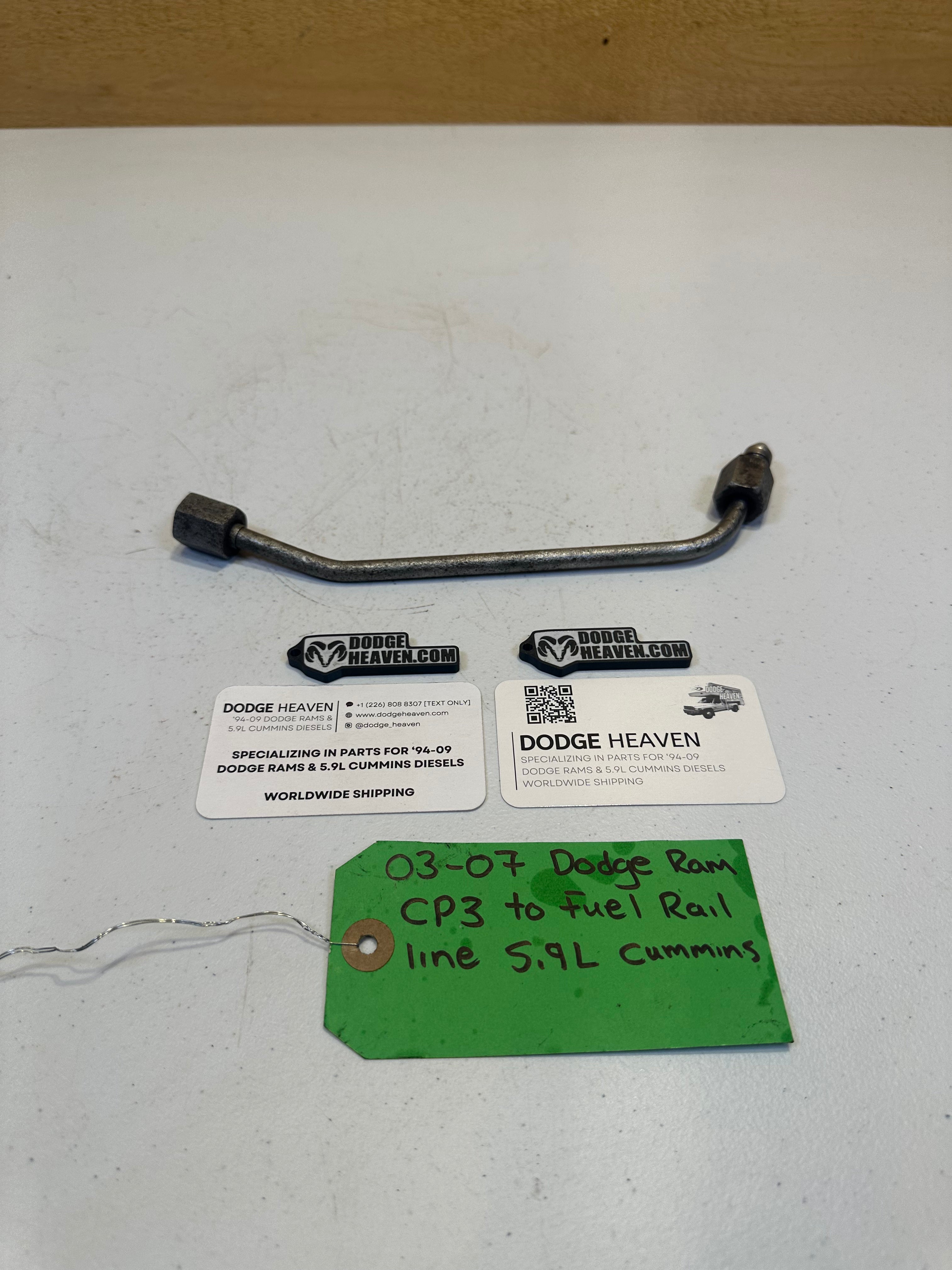 2003-2007 Dodge Ram 2500 3500 5.9L Cummins Fuel Supply Line CP3 (OEM)