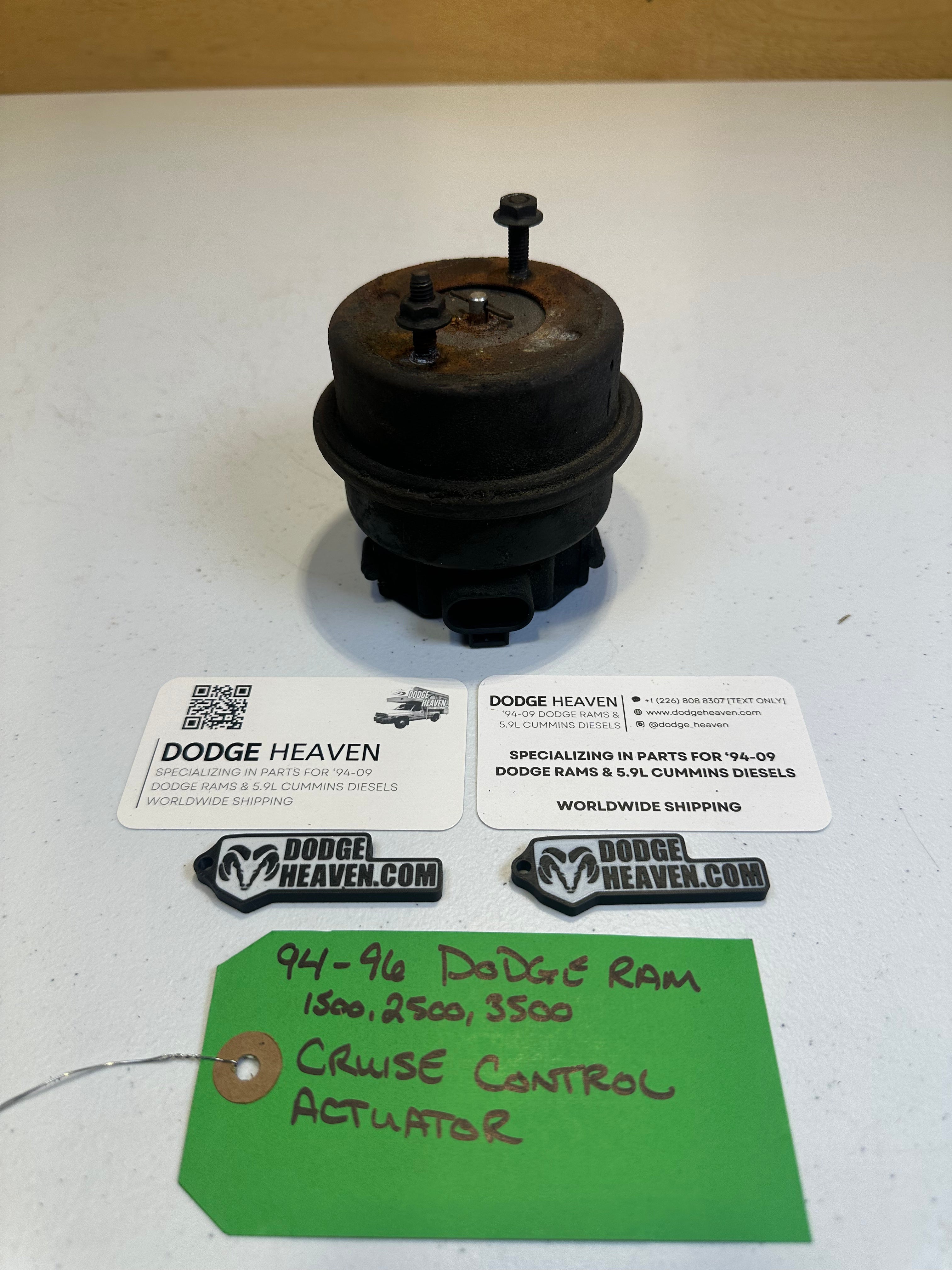 1994-1996 Dodge Ram 1500 2500 3500 Cruise Control Actuator Servo (OEM)
