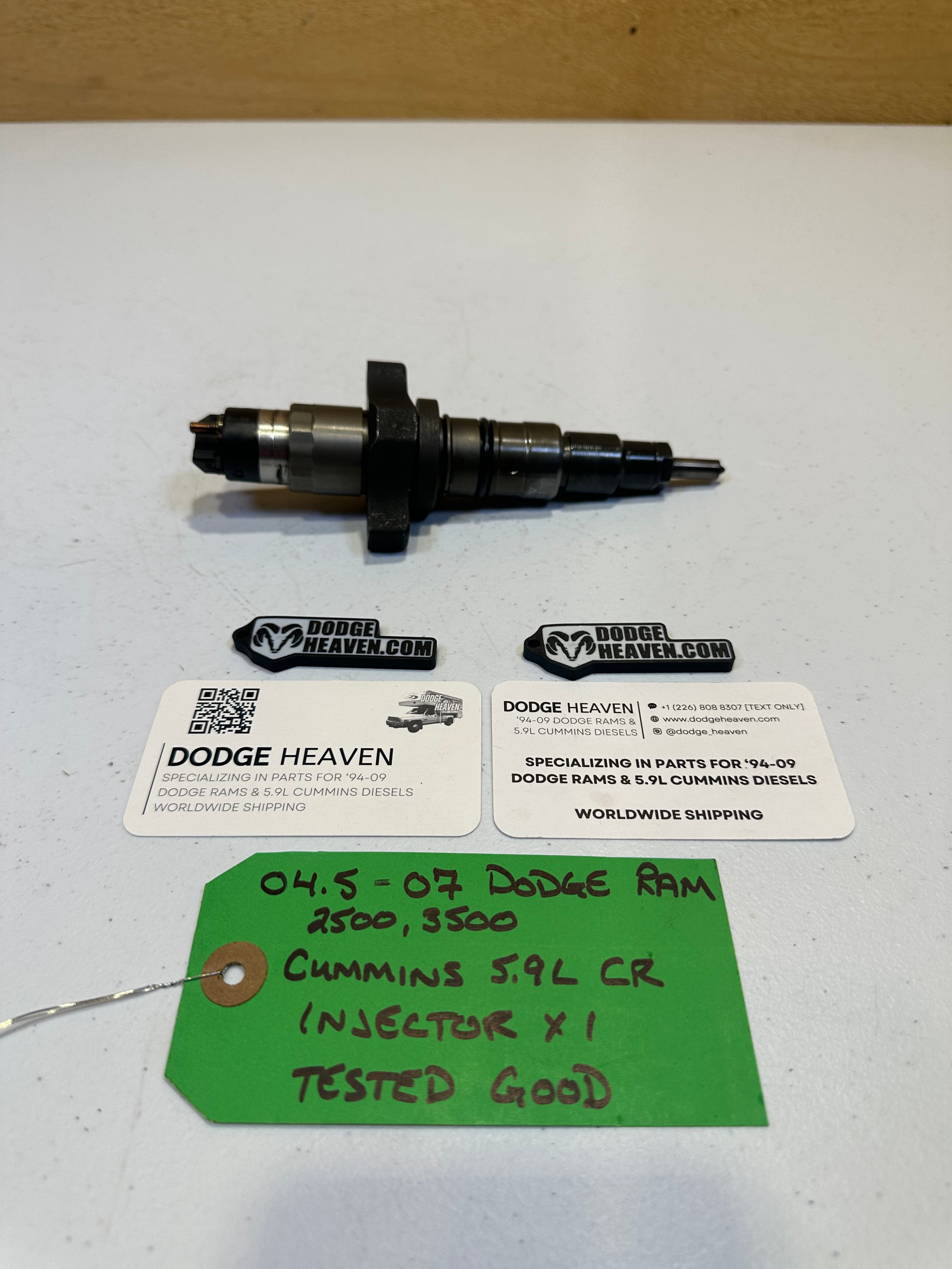 2004.5-2007 Dodge Ram 5.9L Cummins CR Bosch Fuel Injector (OEM)