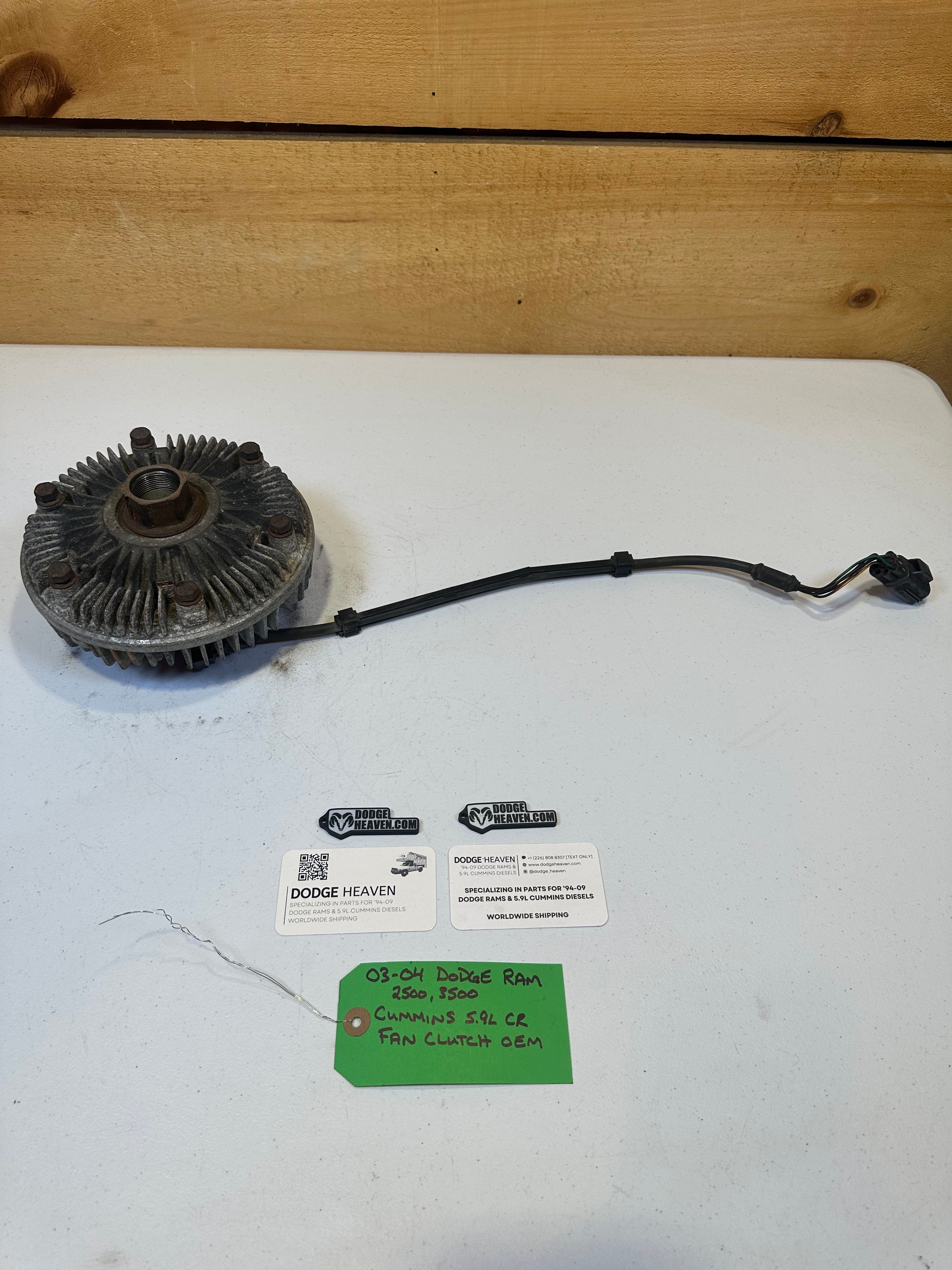 2003-2004 Dodge Ram 2500 3500 5.9L Cummins CR Fan Clutch (OEM)
