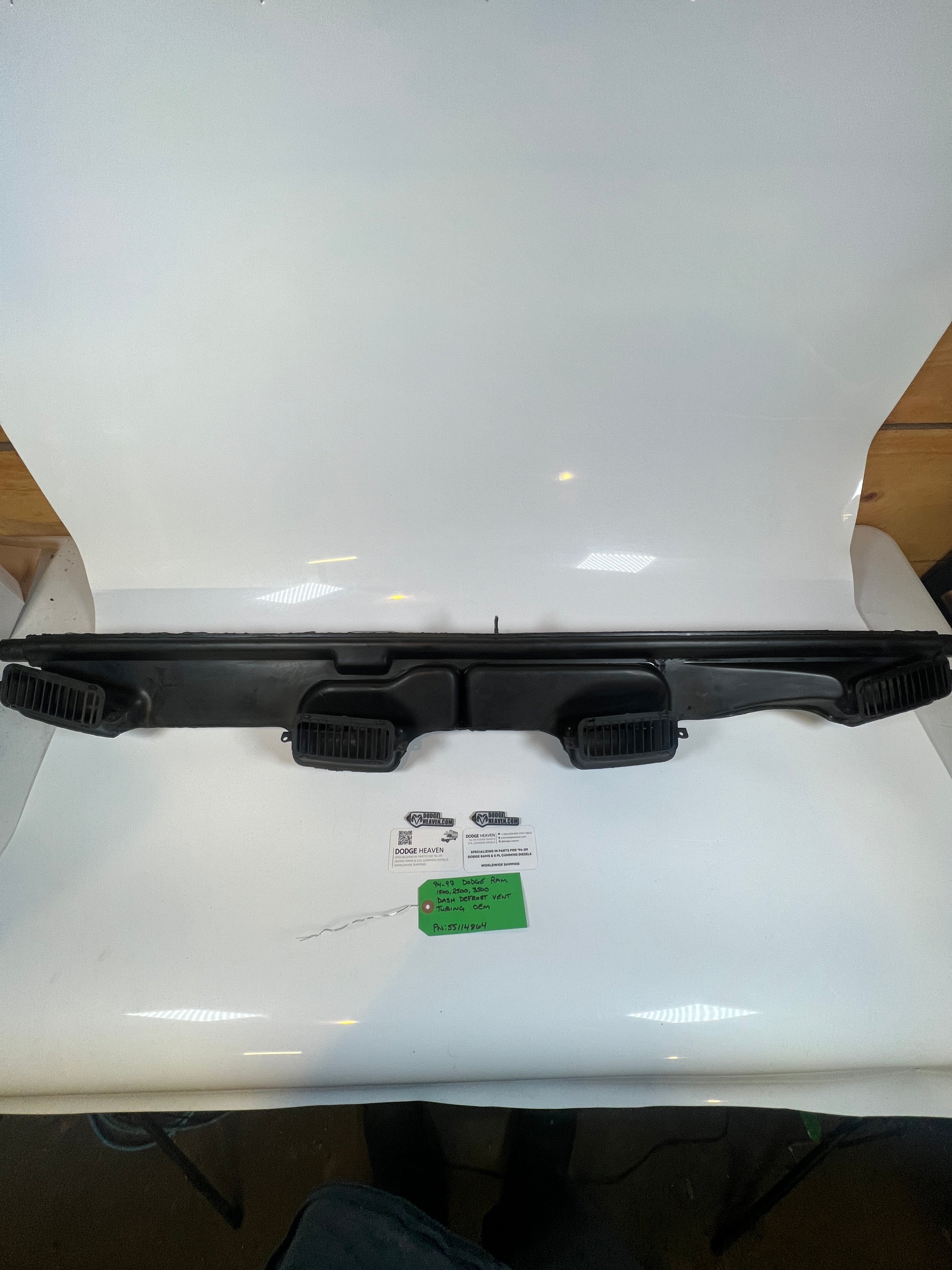 1994-1997 Dodge Ram Defrost Dash Vent Duct Work 1500 2500 3500