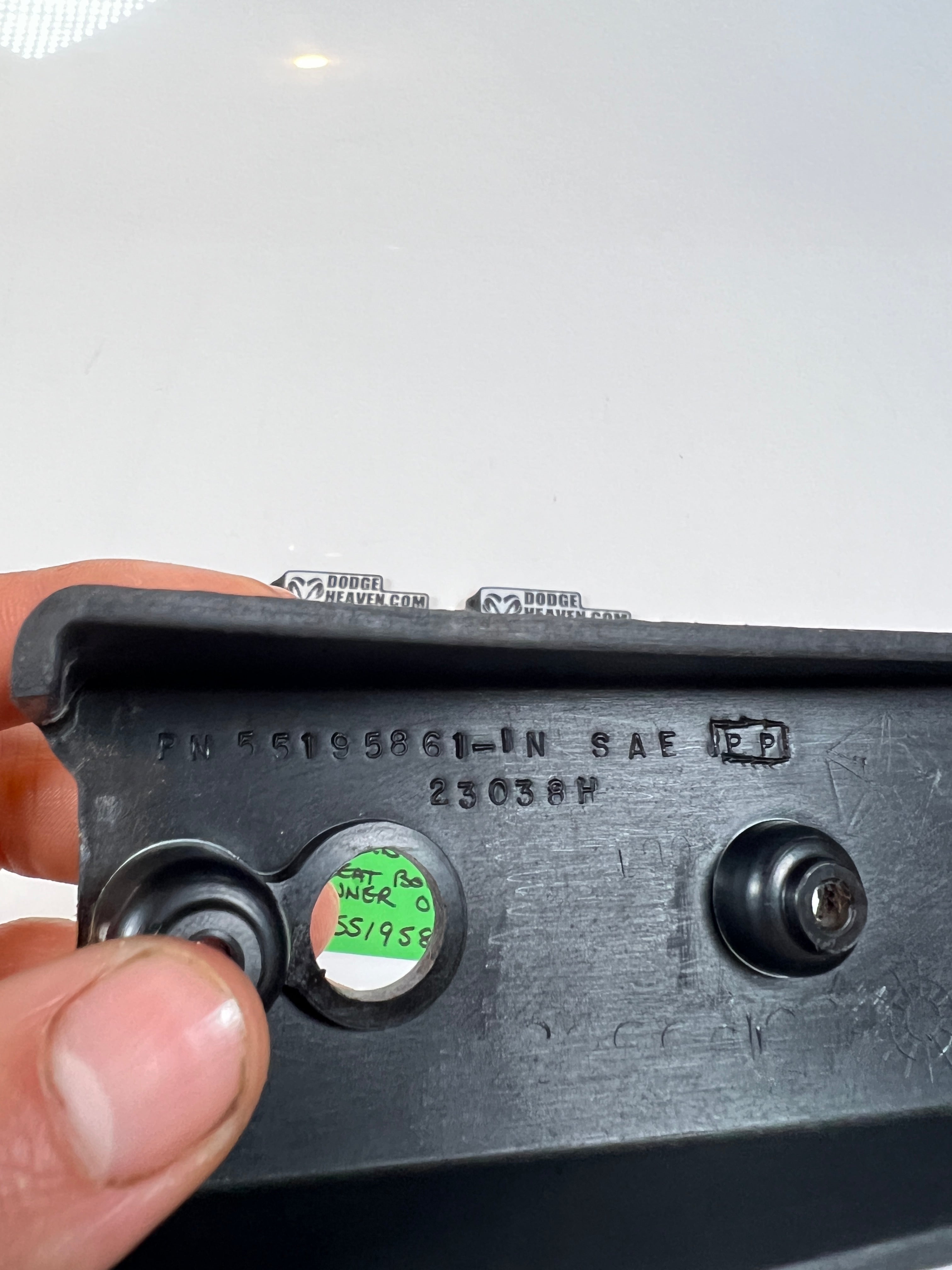 1994-1997 Dodge Ram Club Cab Passenger Seat Bolt Cover Outer