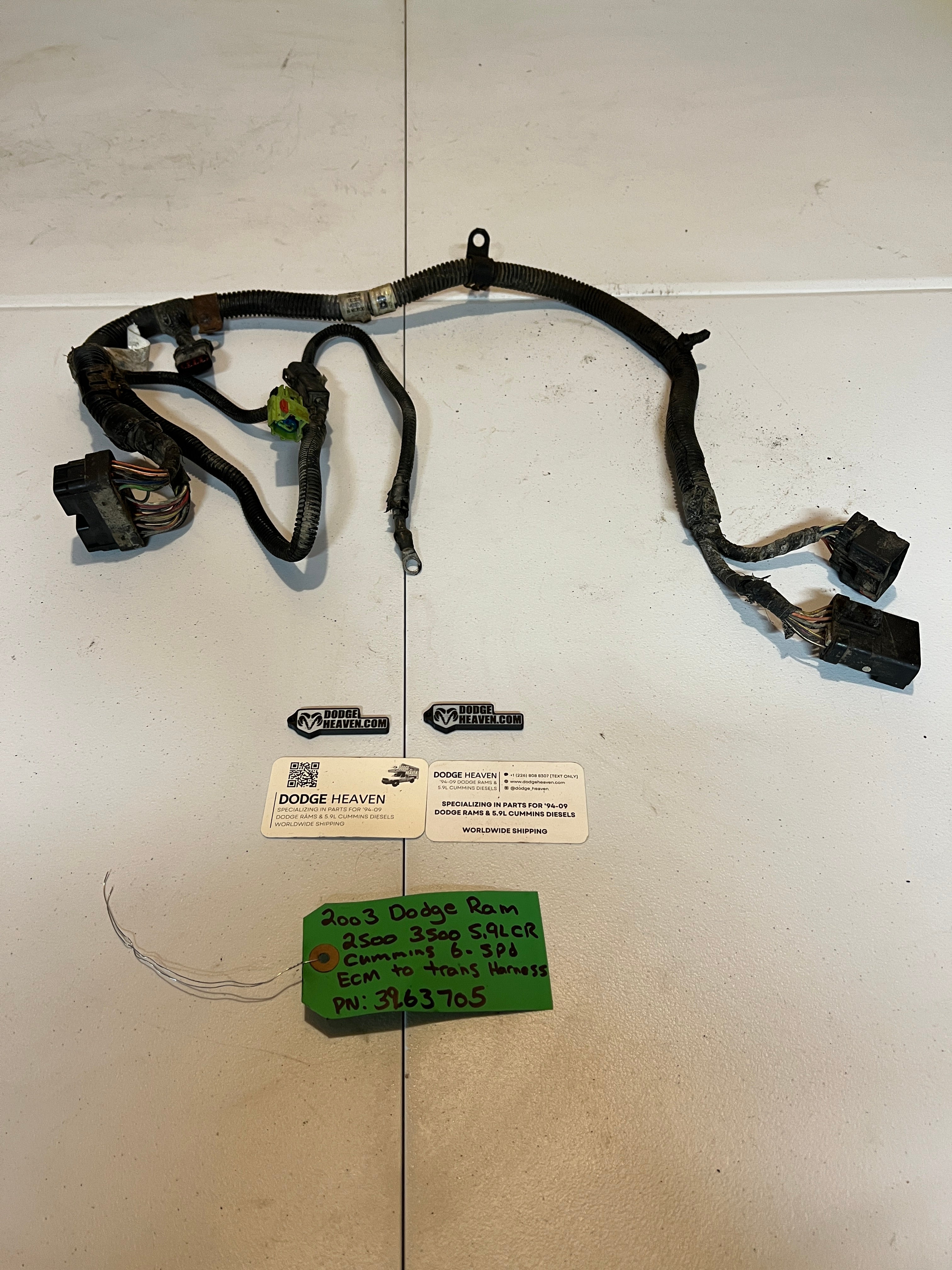 2003-2003 Dodge Ram 2500 3500 5.9L Cummins ECM Wiring Harness
