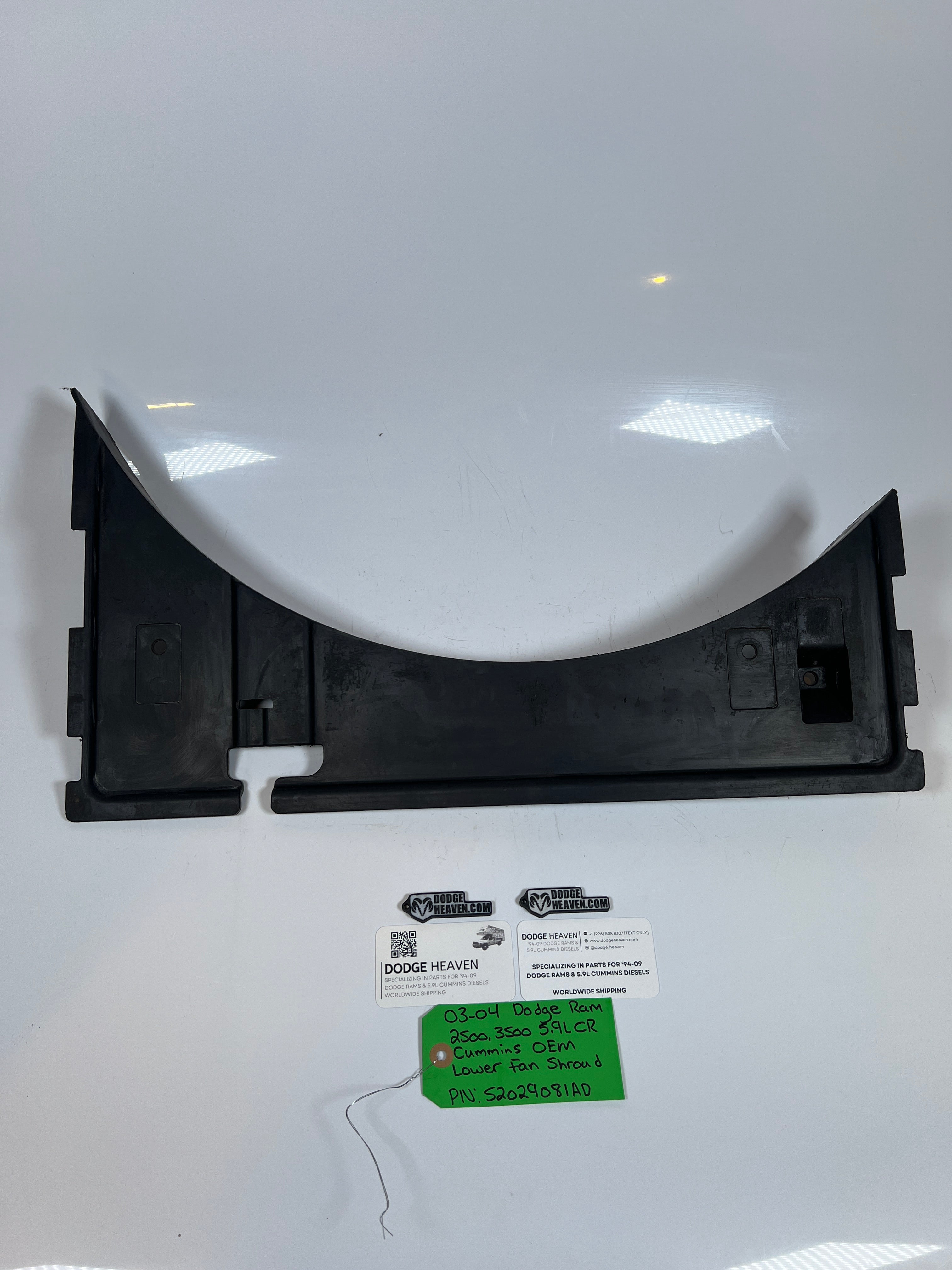 2003-2004 Dodge Ram 2500 3500 5.9l Cummins Lower Fan Shroud