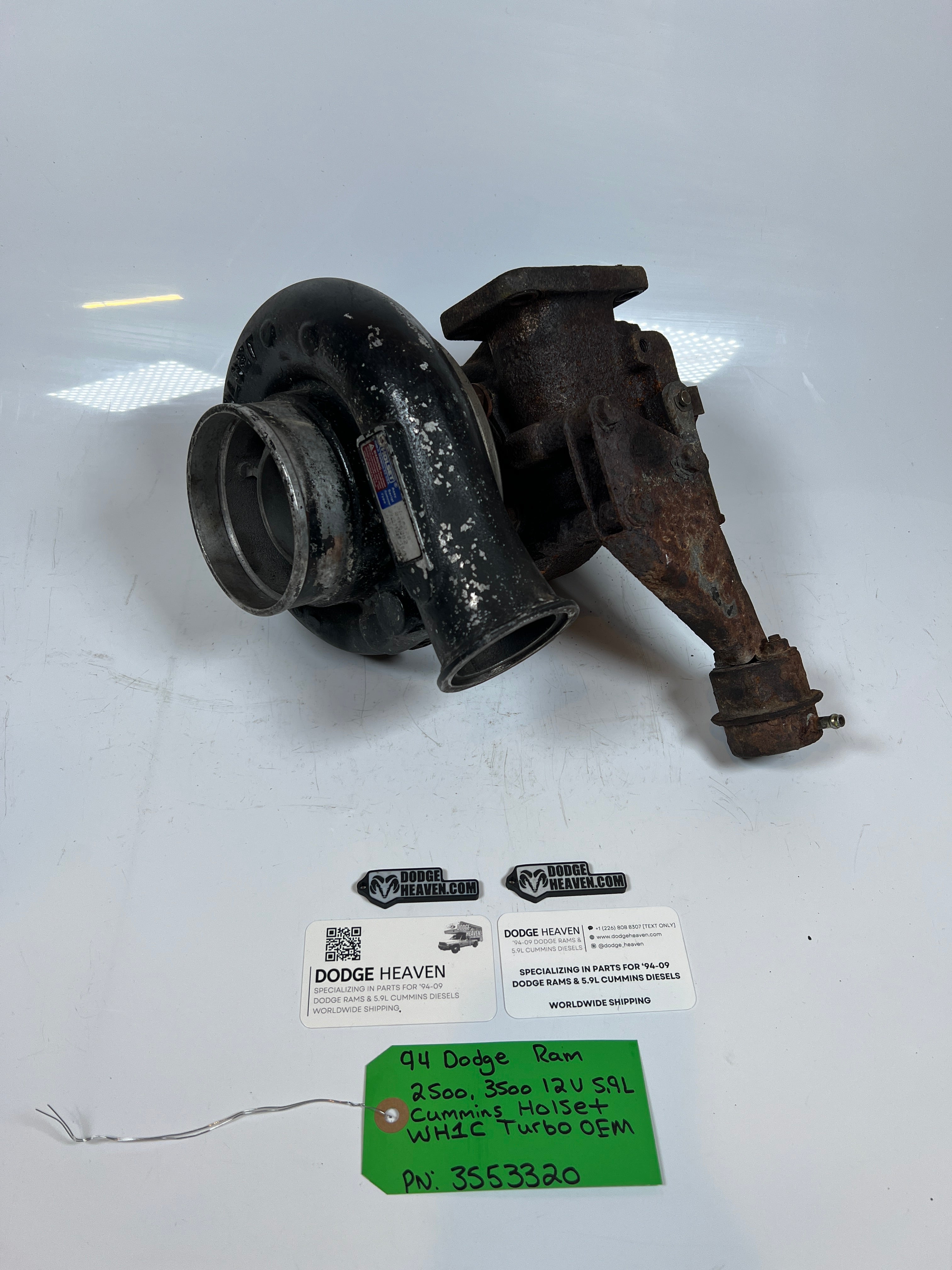 1994-1994 Dodge Ram 2500 3500 12 Valve 5.9L Cummins Holset WH1C Turbo