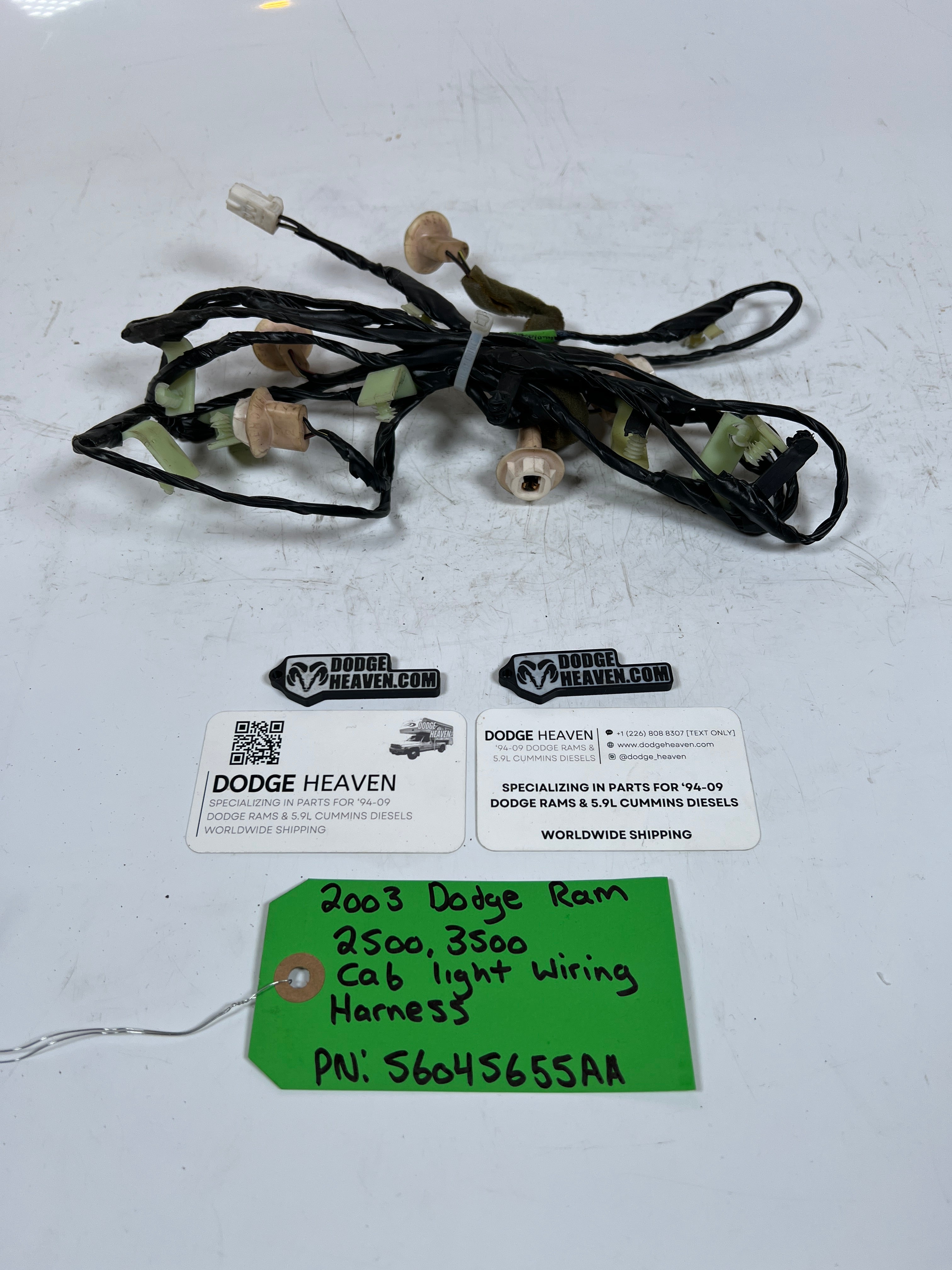 2003-2003 Dodge Ram 2500 3500 Cab Light Wiring Hanress