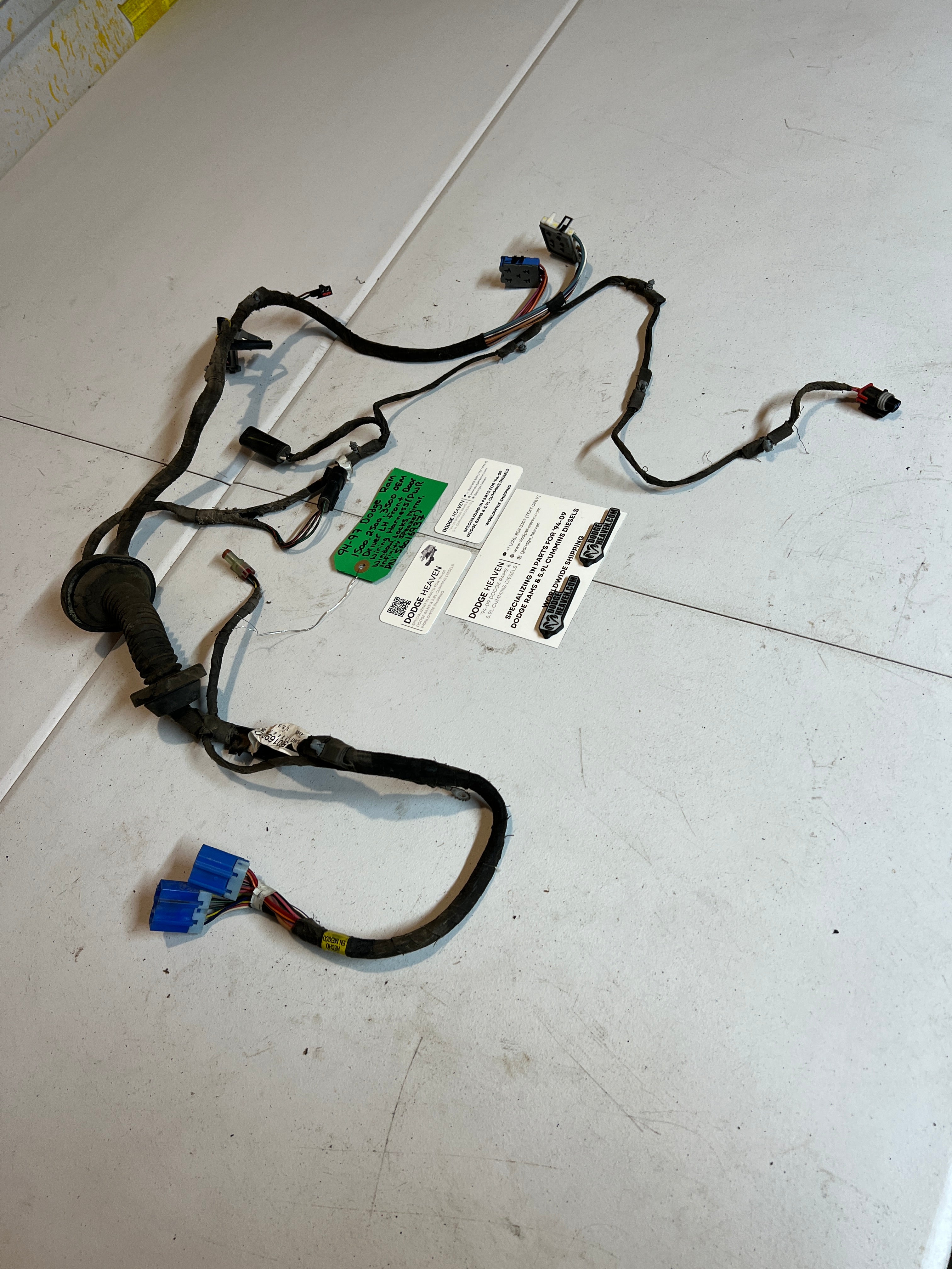 1994-1997 Dodge Ram Driver LH Door Infinity Wiring Harness