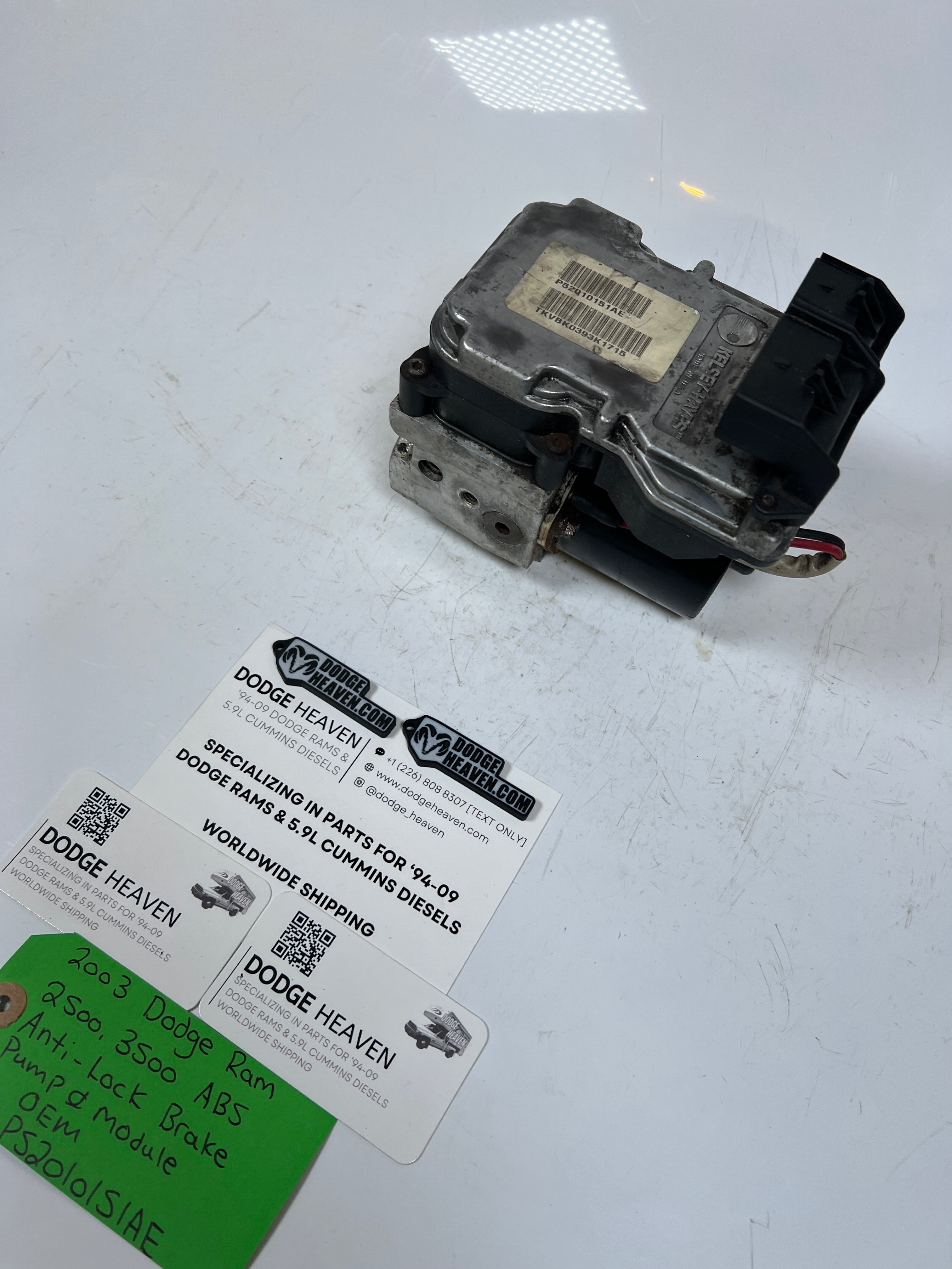 2003-2003 Dodge Ram 2500 3500 ABS Anti-Lock Brake Pump & Module