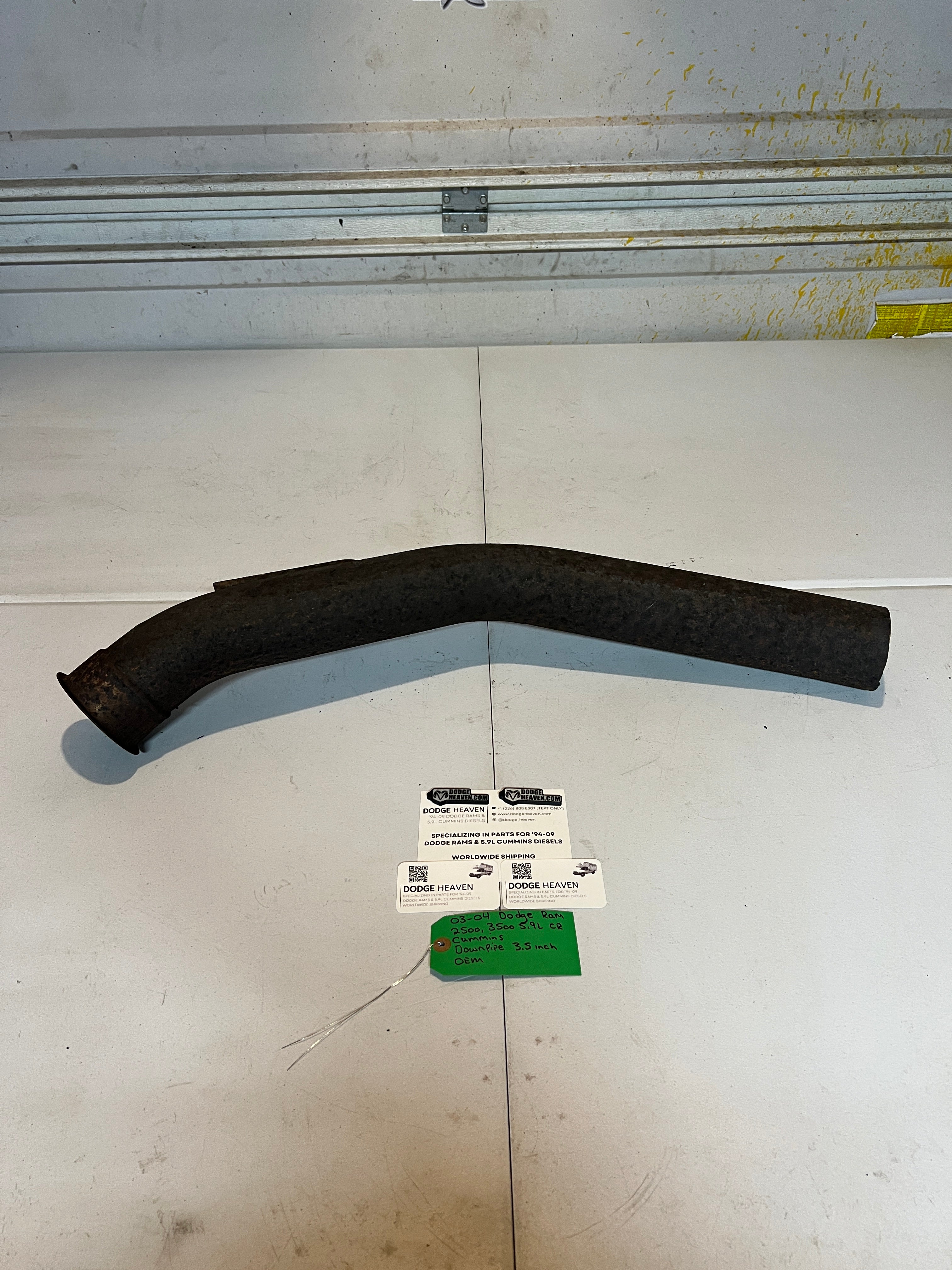 2003-2004 Dodge Ram 2500 3500 5.9L Cummins Downpipe Exhaust Pipe 3.5 inch