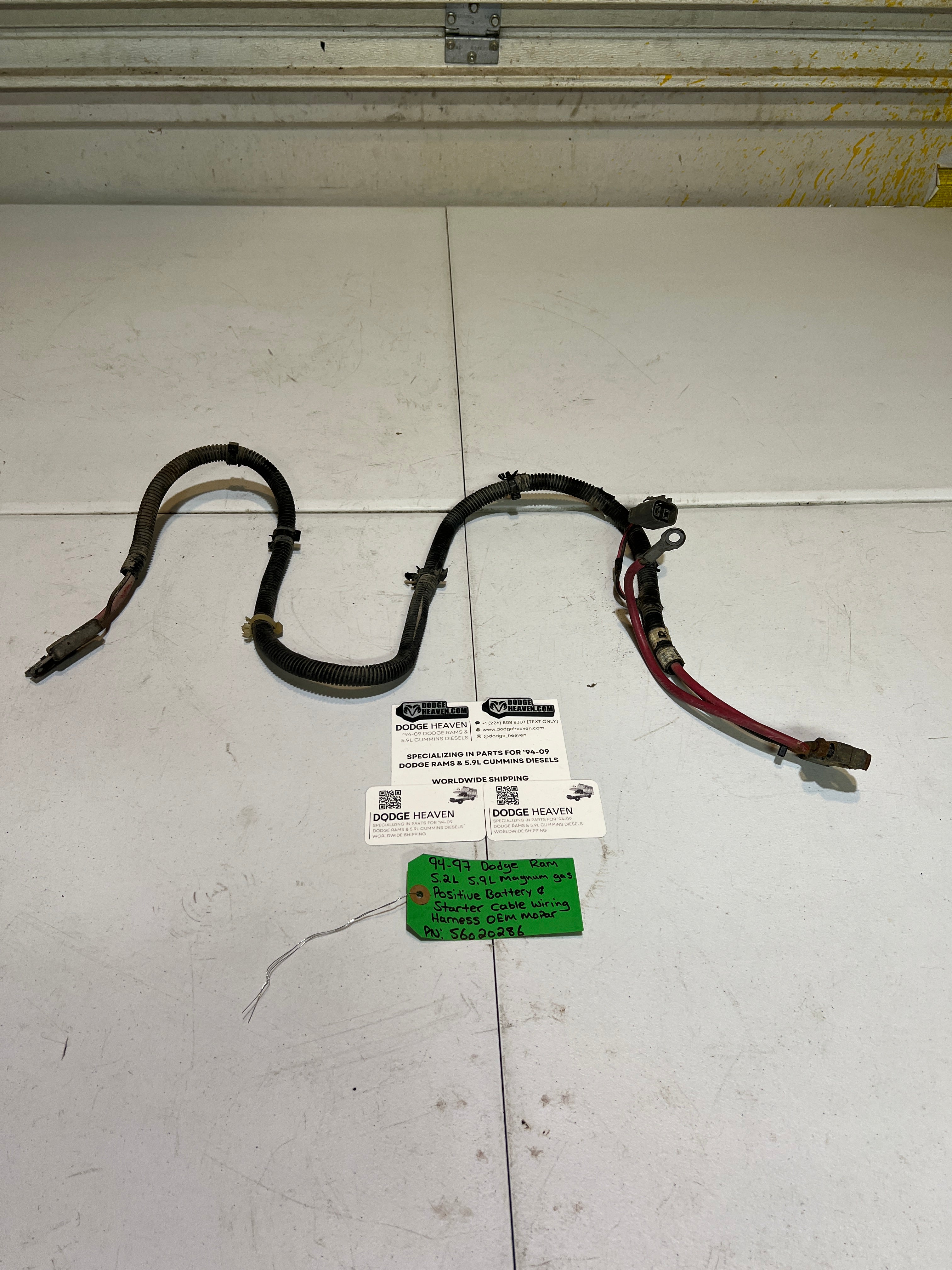1994-1997 Dodge Ram 5.2L 5.9L Magnum Positive Battery & Starter Cable