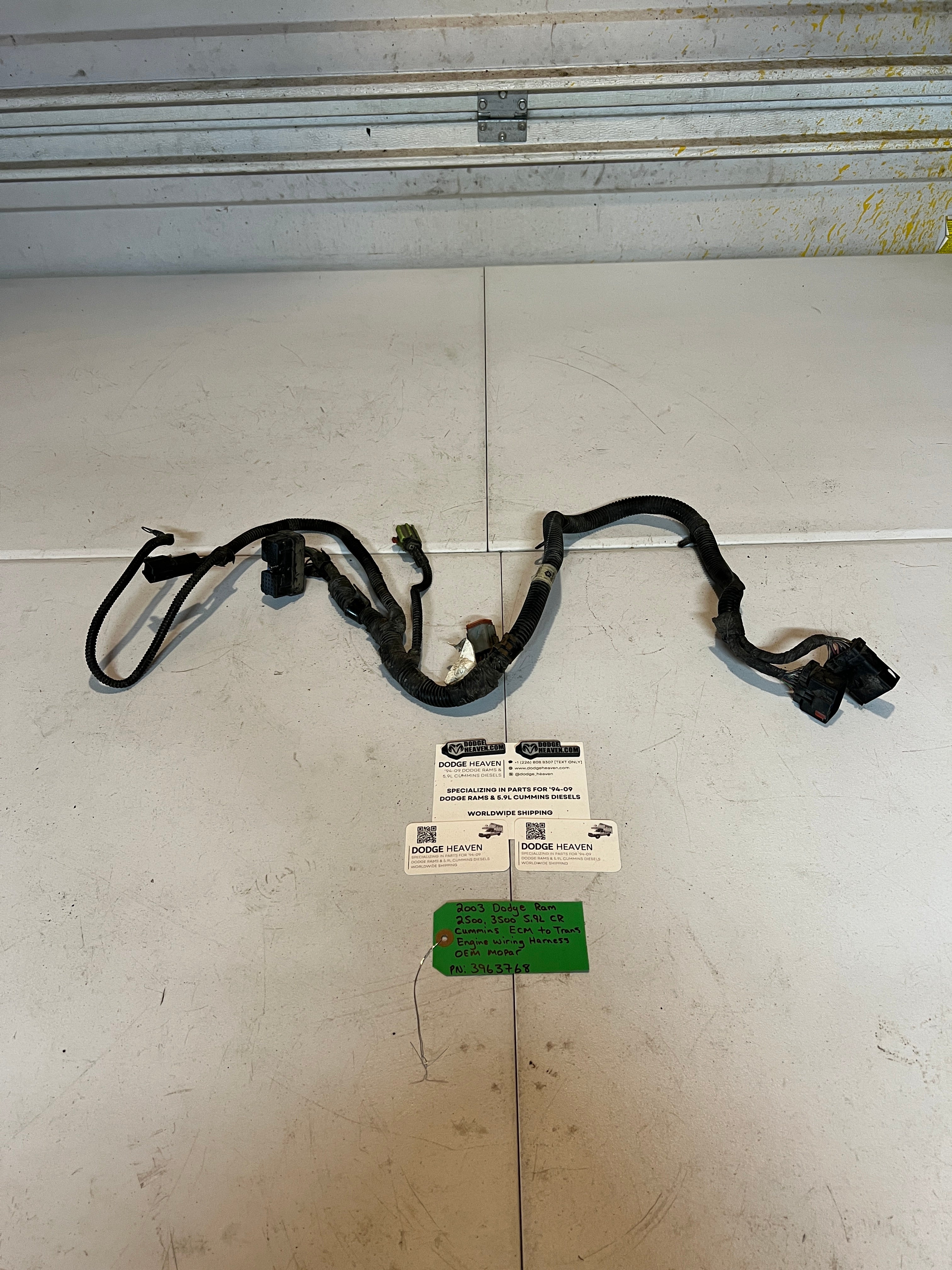 2003-2003 Dodge Ram 2500 3500 5.9L Cummins Engine ECM Wiring Harness