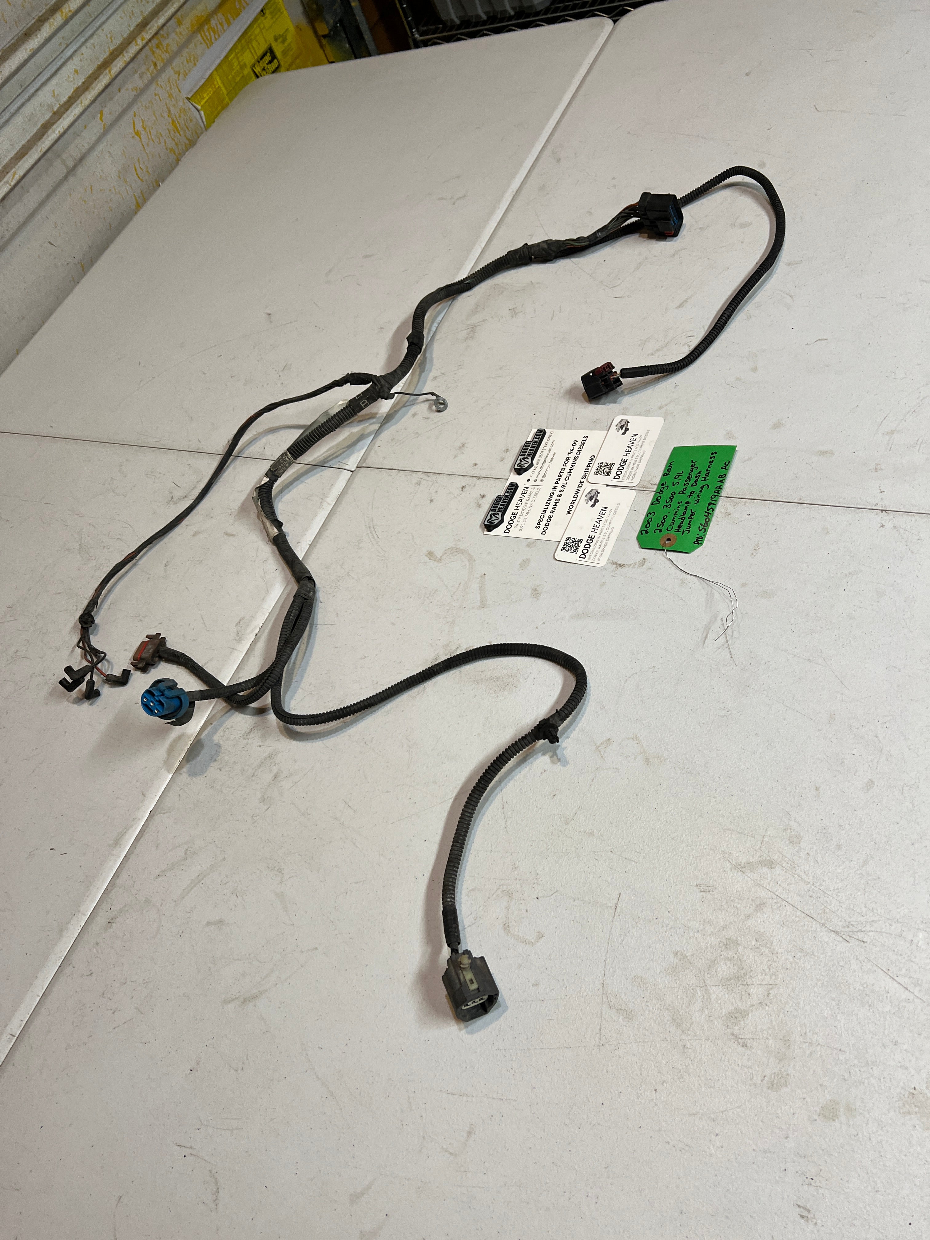 2003-2003 Dodge Ram 5.9L Cummins Passenger Headlamp Jumper Wiring