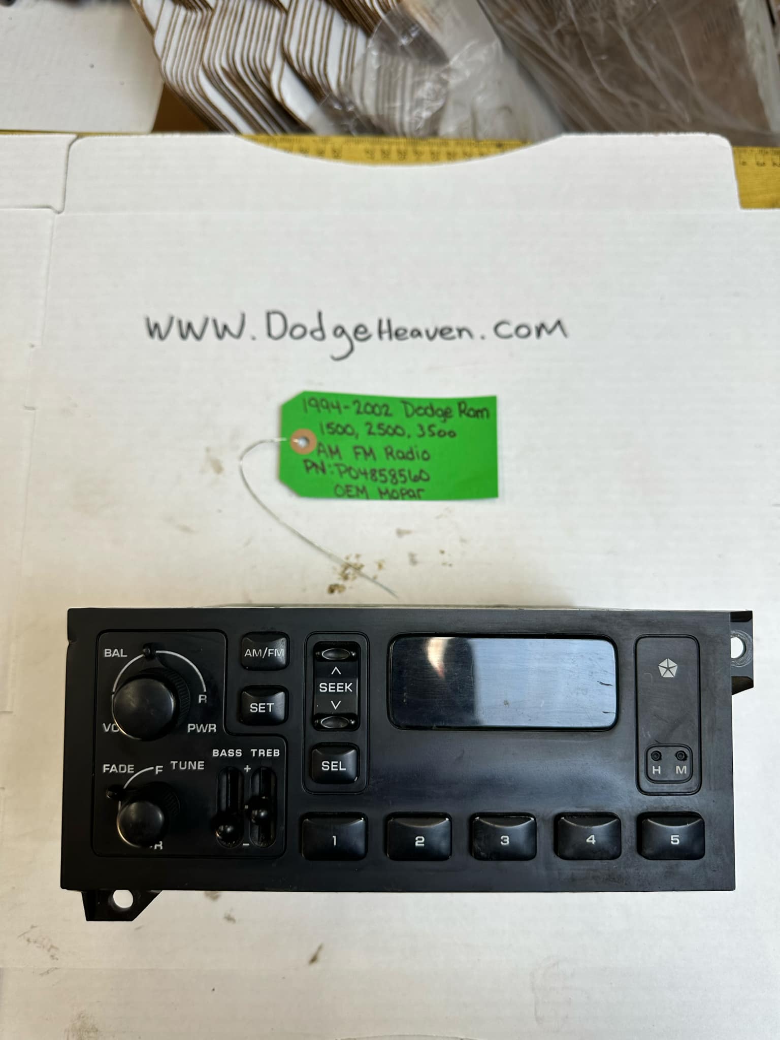 1994-2002 Dodge Ram 1500/2500/3500 Stereo (OEM)