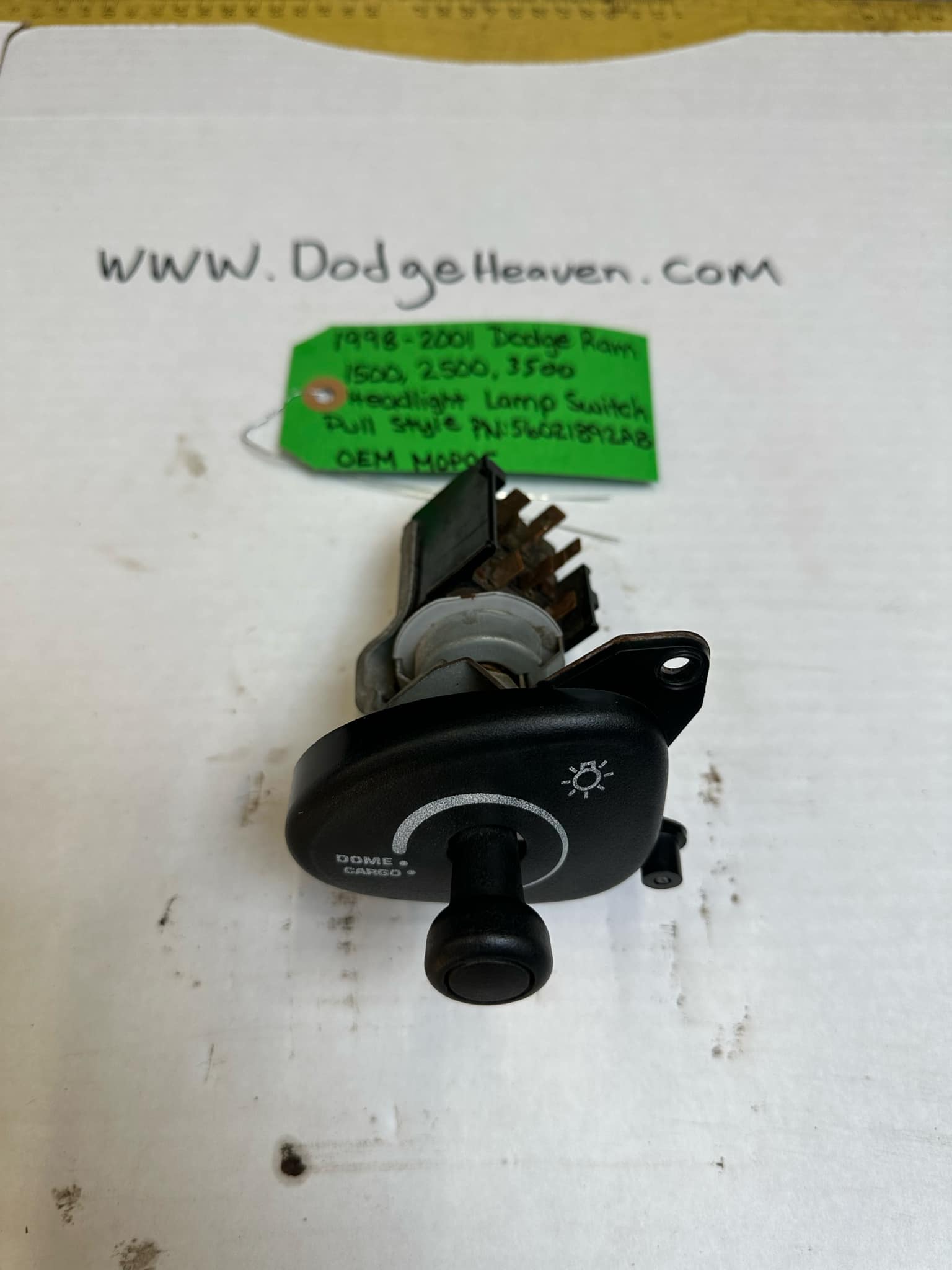 1998-1998 Dodge Ram 1500/2500/3500 Headlight Switch (OEM)