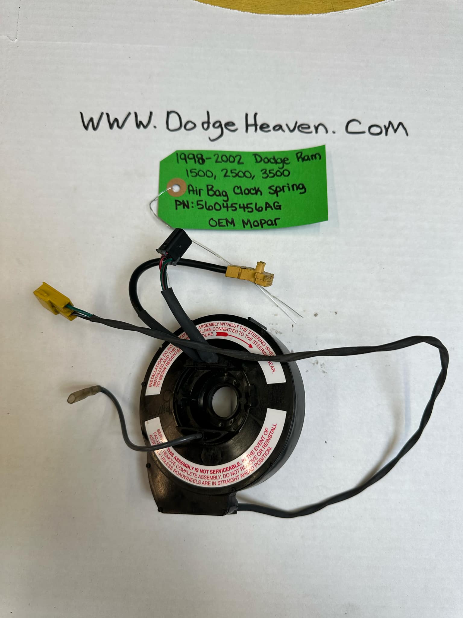 1998-2002 Dodge Ram 1500/2500/3500 Clock Spring (OEM)