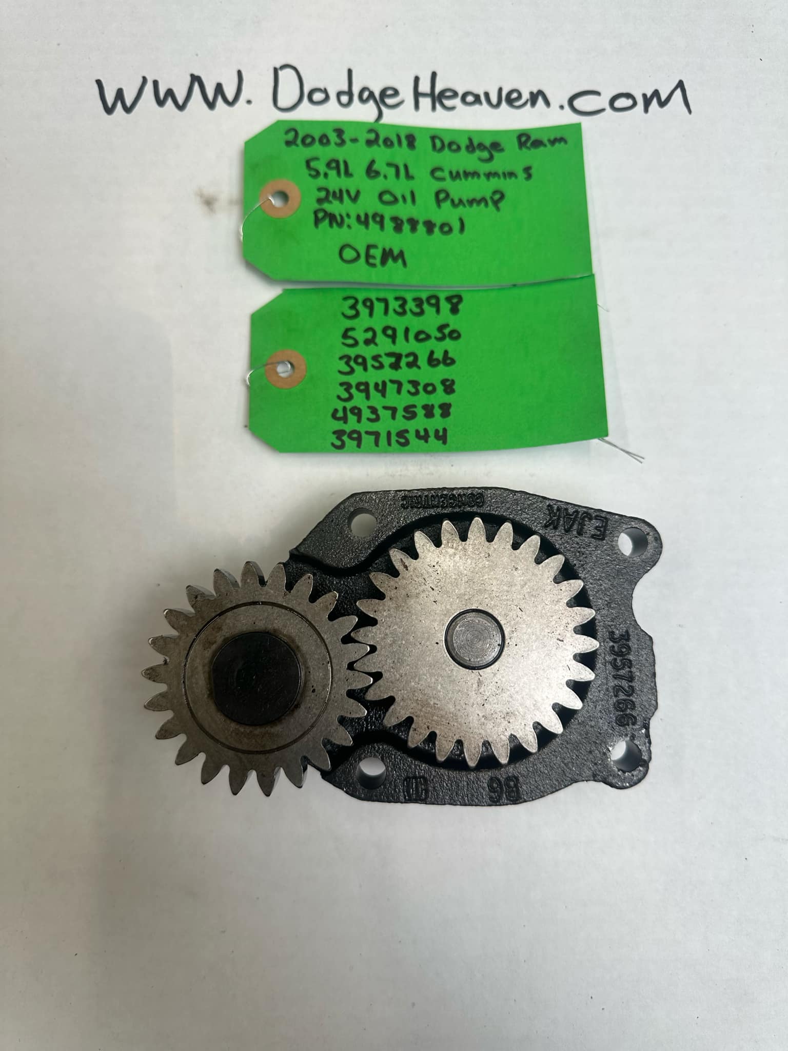 4979720 2003-2018 5.9L 24V / 6.7L Cummins Oil Pump (OEM)