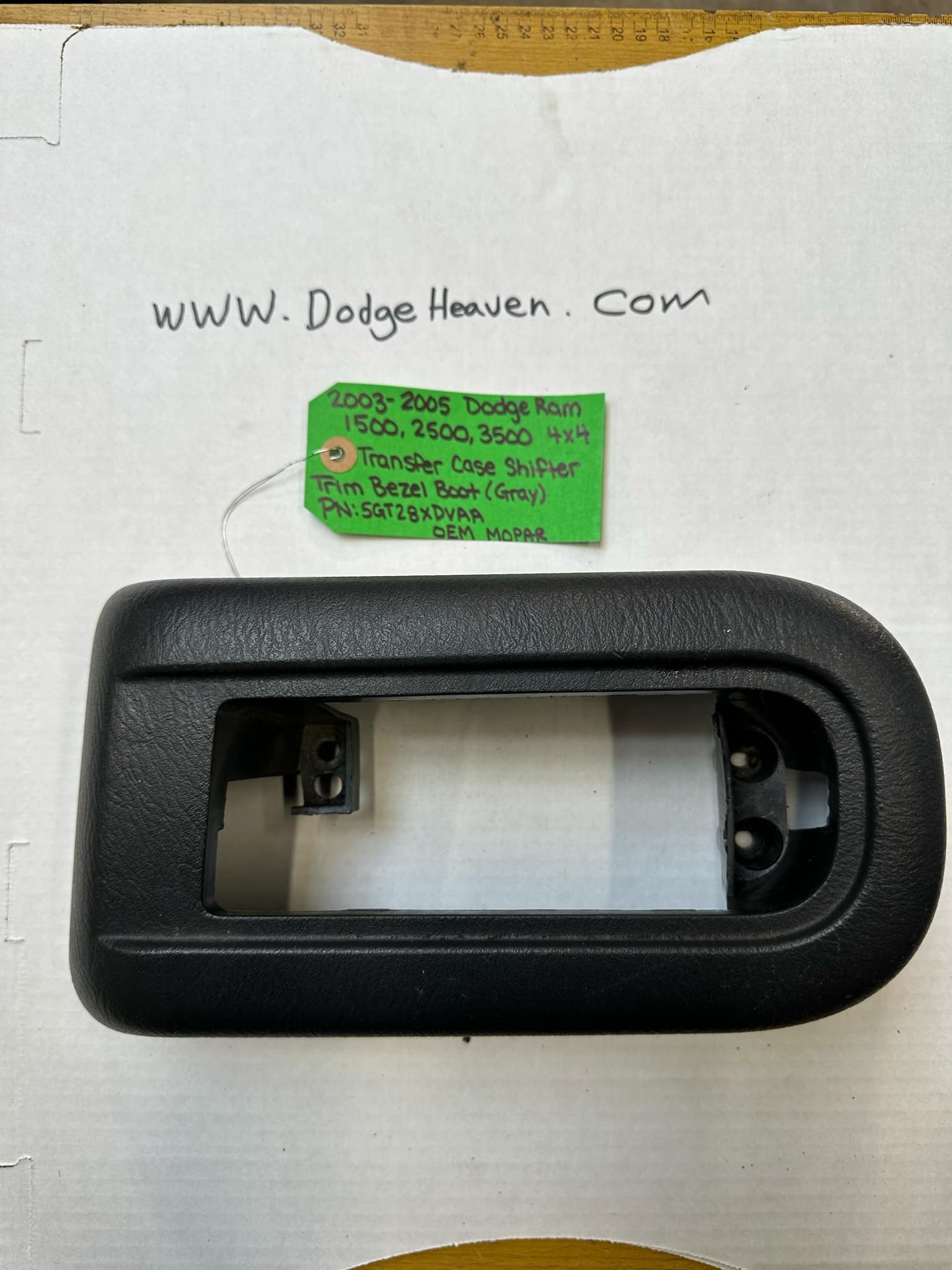 2002-2005 Dodge Ram 1500/2500/3500 Transfer Case Shifter Bezel - Gray (OEM)