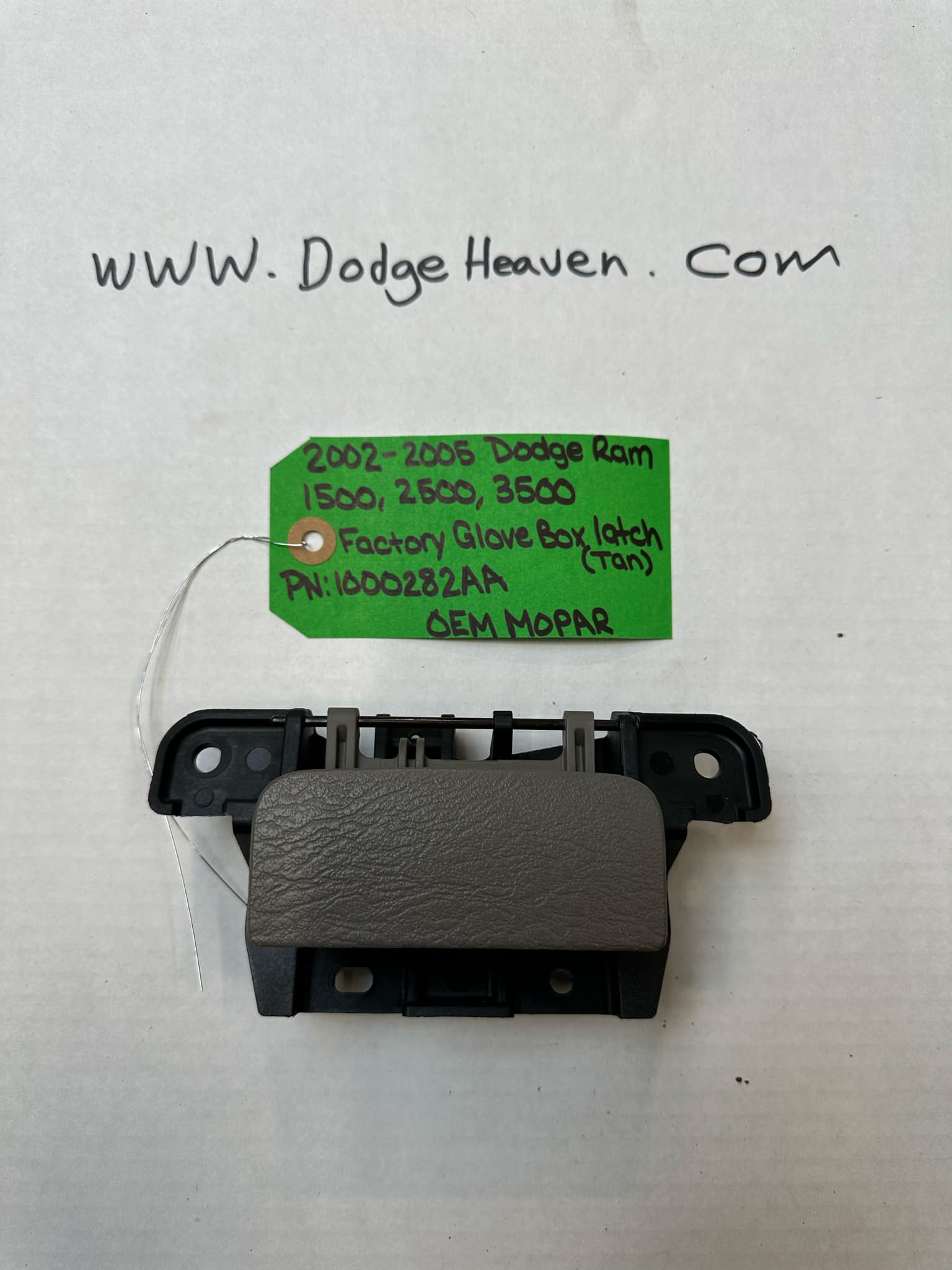 2002-2005 Dodge Ram 1500/2500/3500 Glove Box Latch Handle - Tan (OEM)