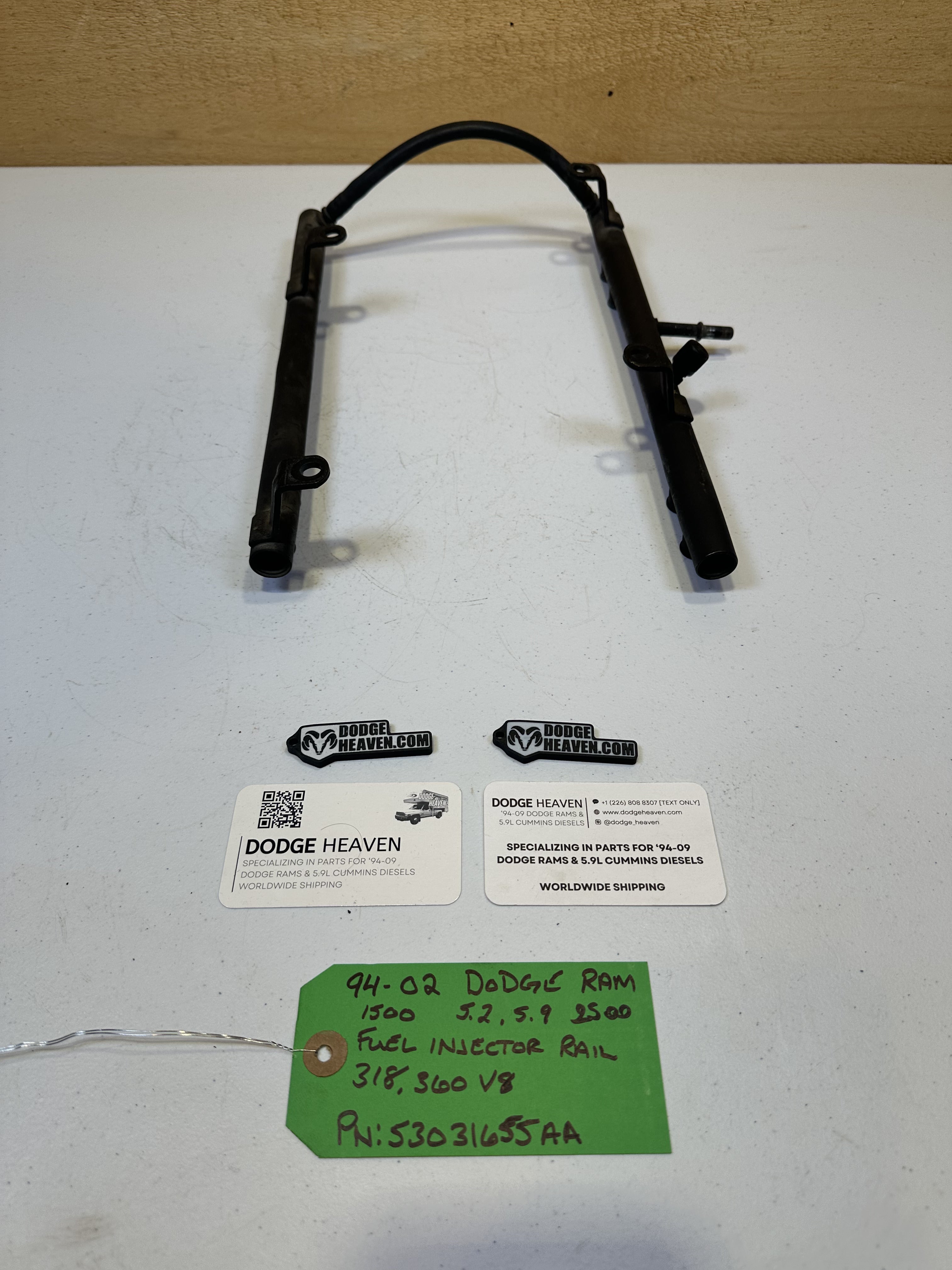 1994-2002 Dodge Ram 1500/2500 5.2L 5.9L Gas Fuel Injector Rail OEM