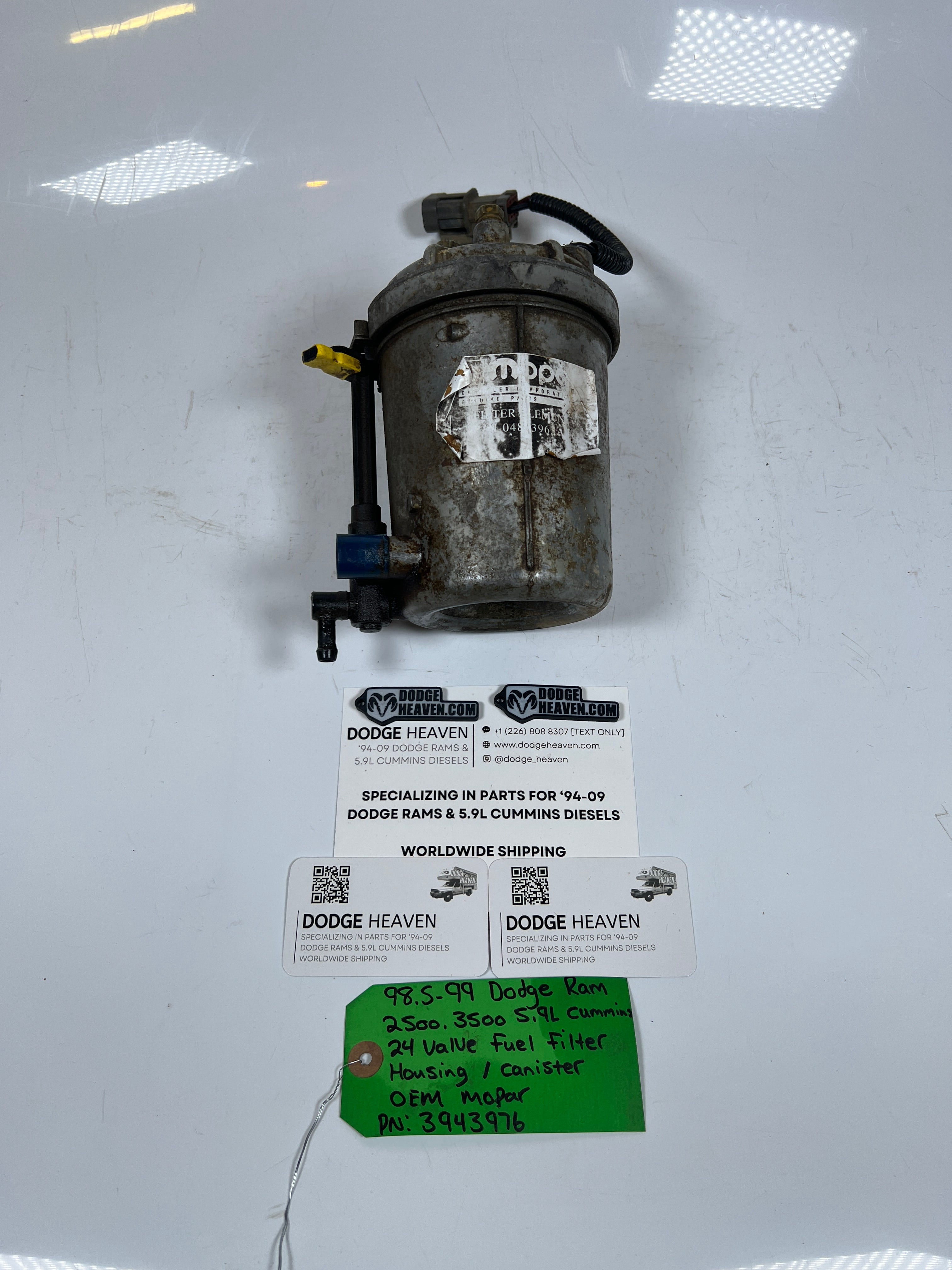 1998.5-1999 Dodge Ram 2500/3500 5.9L 24V Cummins Fuel Filter Housing