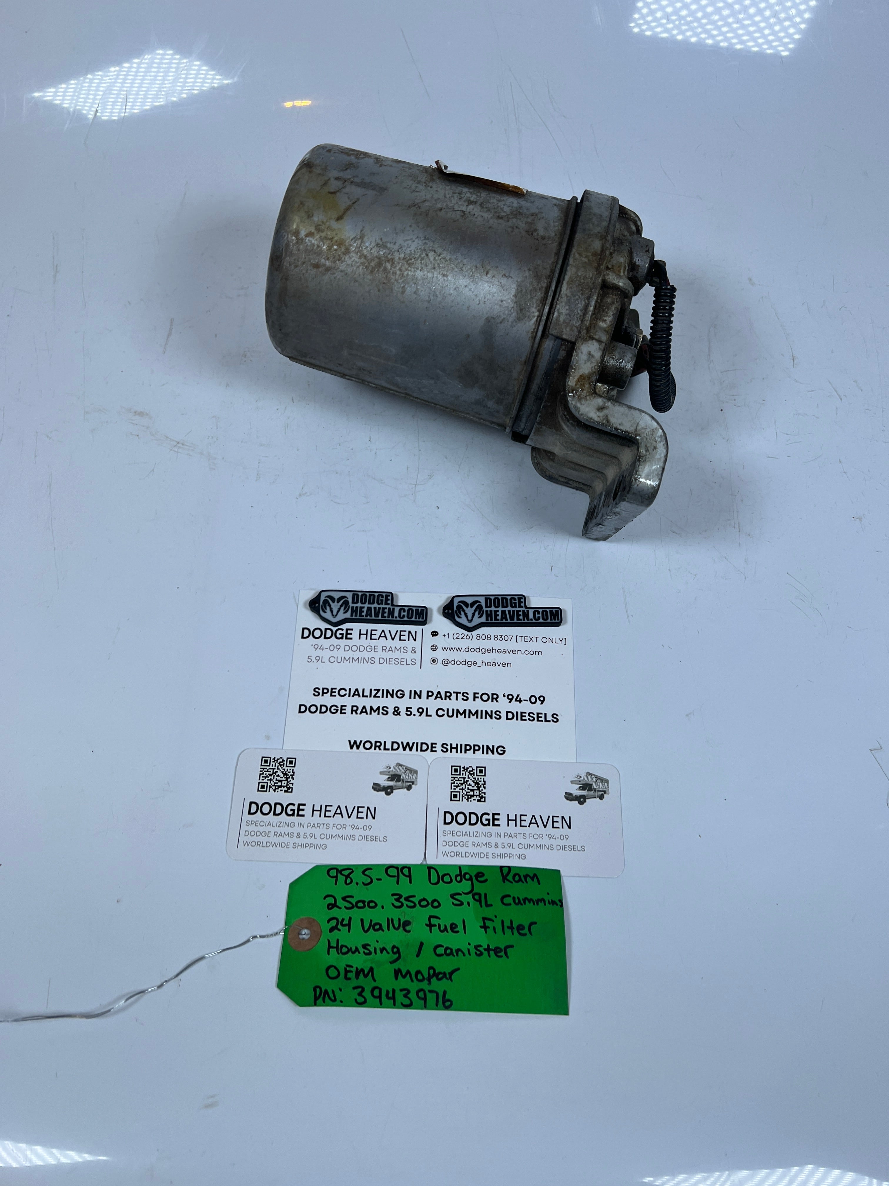 1998.5-1999 Dodge Ram 2500/3500 5.9L 24V Cummins Fuel Filter Housing