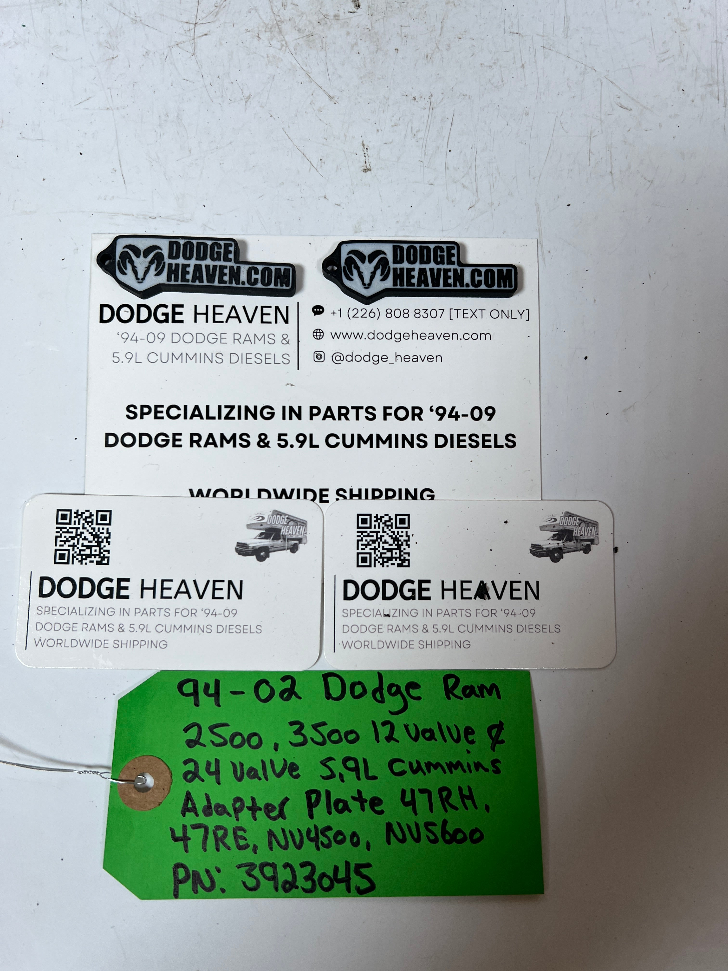 1994-2002 Dodge Ram 5.9L Cummins Adapter Plate 47RH 47RE NV4500 NV5600 (OEM)