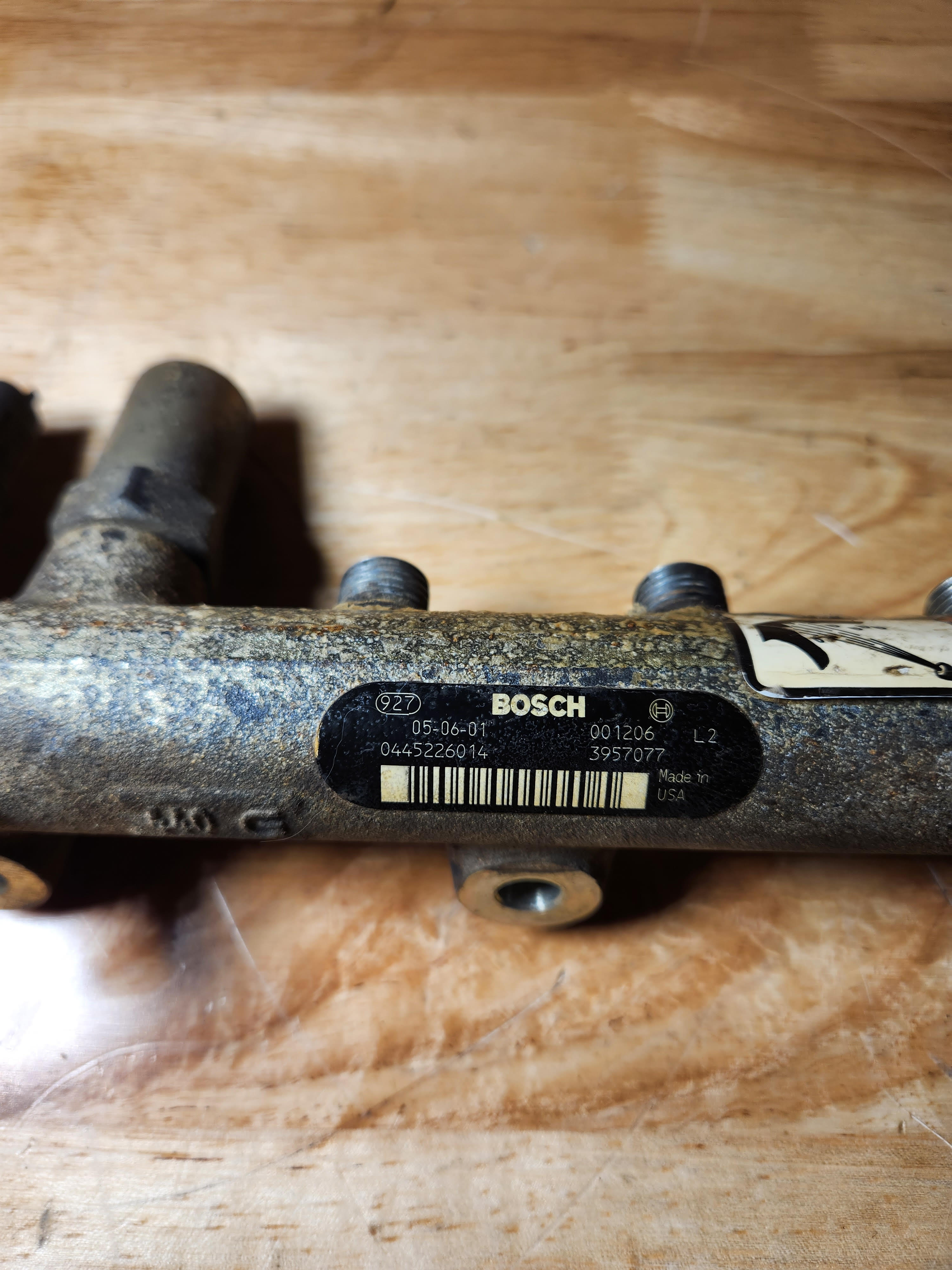 2003-2007 Dodge Ram Cummins 24V 5.9L Genuine Bosch Fuel Rail (OEM)