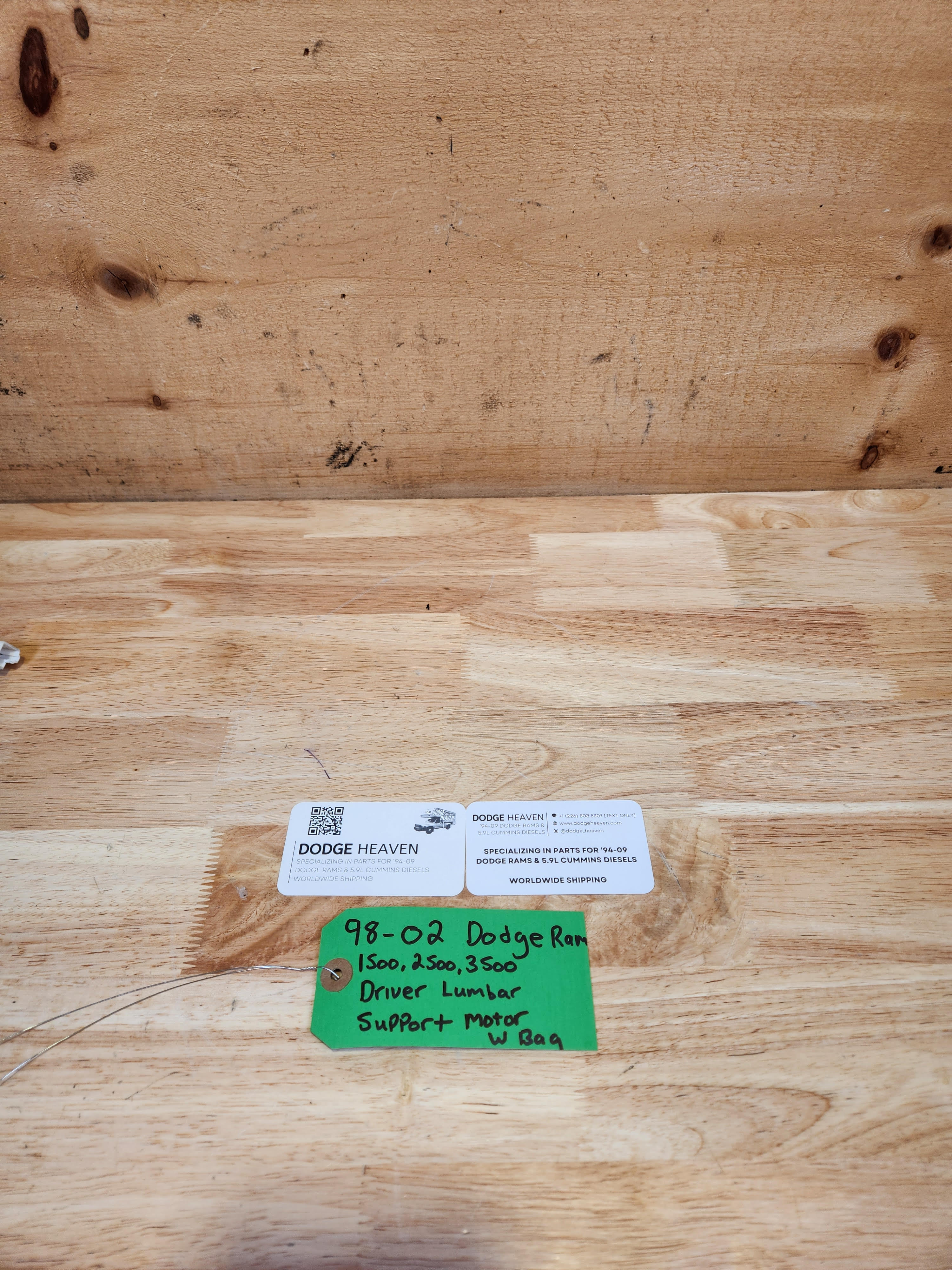 1998-2001 Dodge Ram Electronic Lumbar Support Driver-Side (OEM)