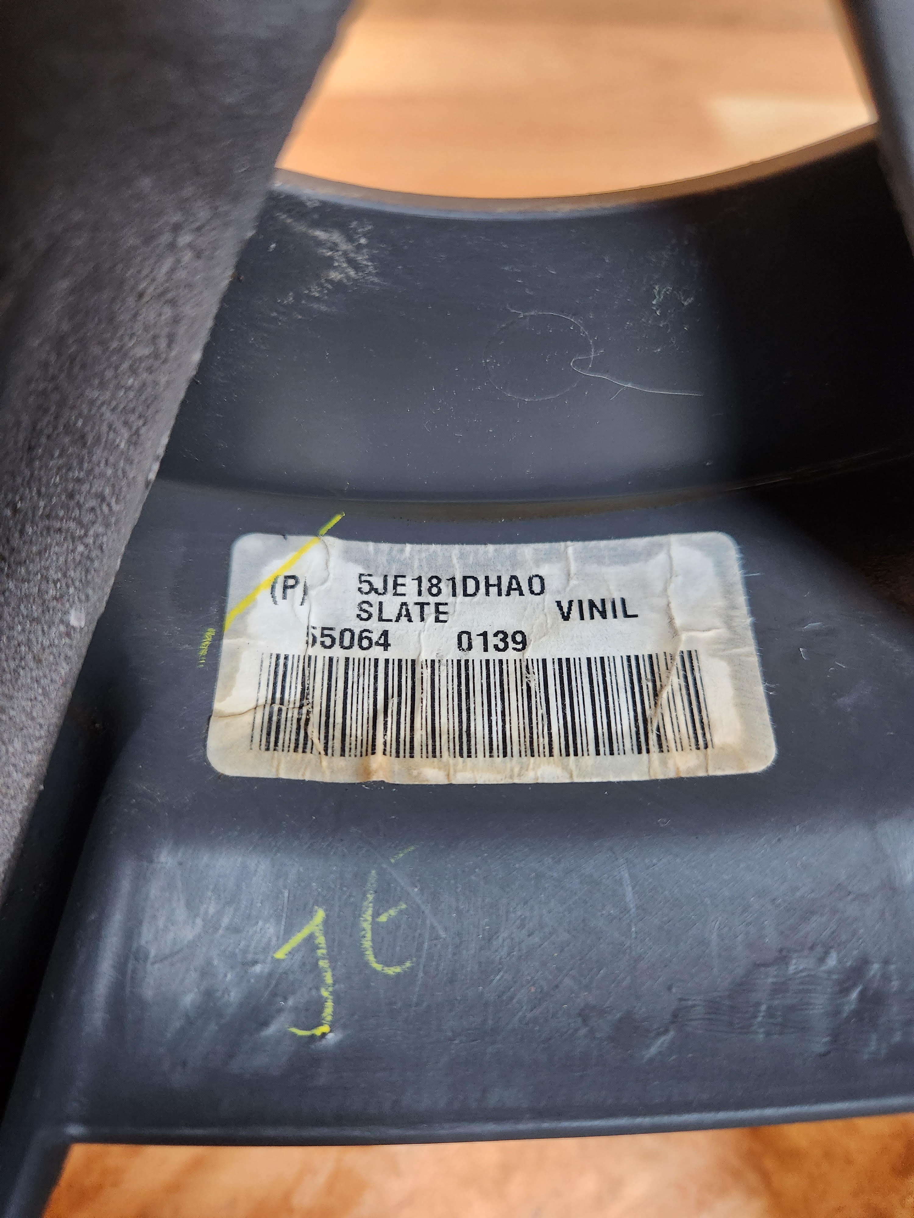 2006-2009 Dodge Ram 1500 2500 3500 Slate Grey Vinyl Steering Wheel (OEM)