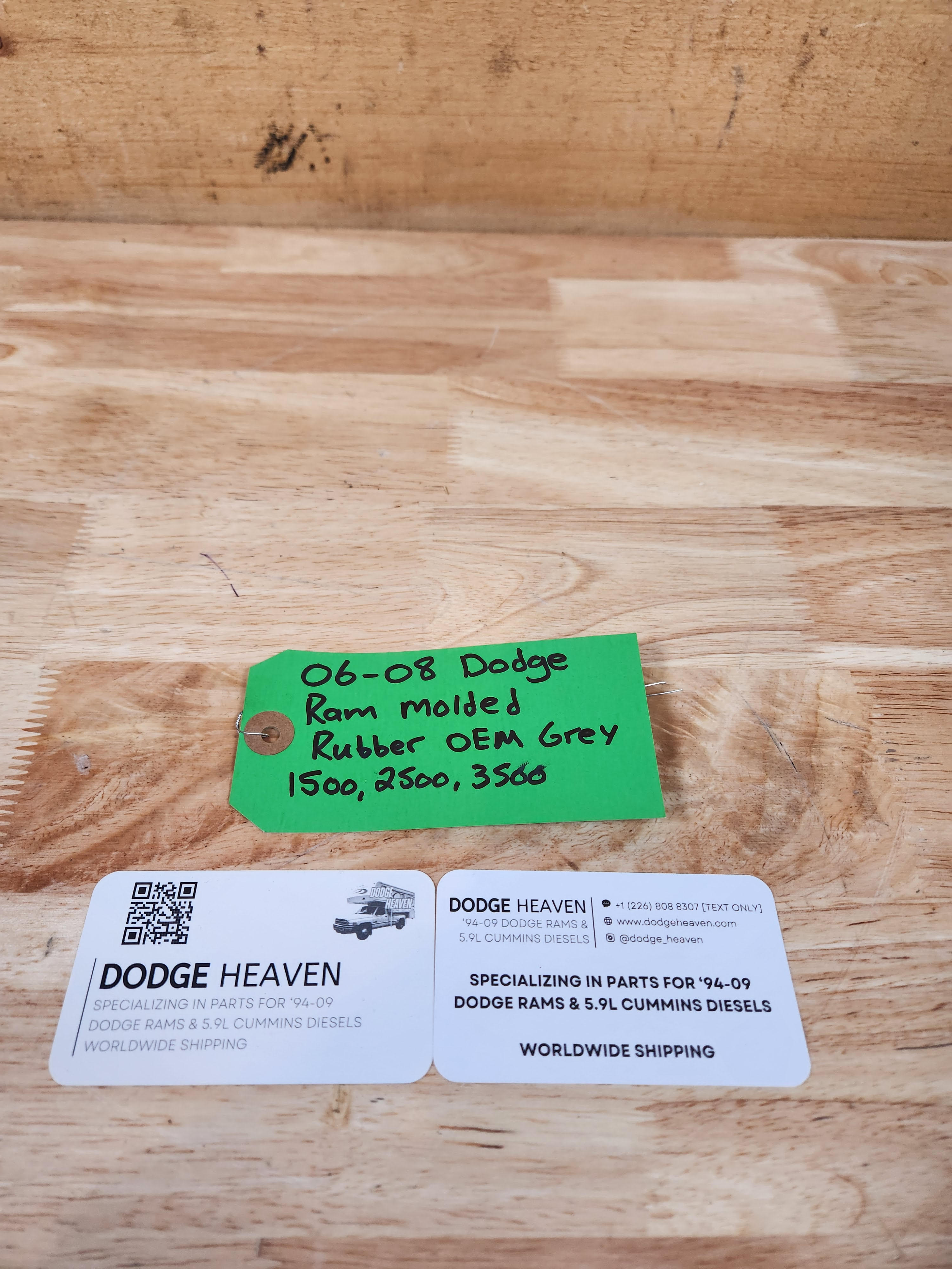 2006-2009 Dodge Ram 1500 2500 3500 Slate Grey Vinyl Steering Wheel (OEM)