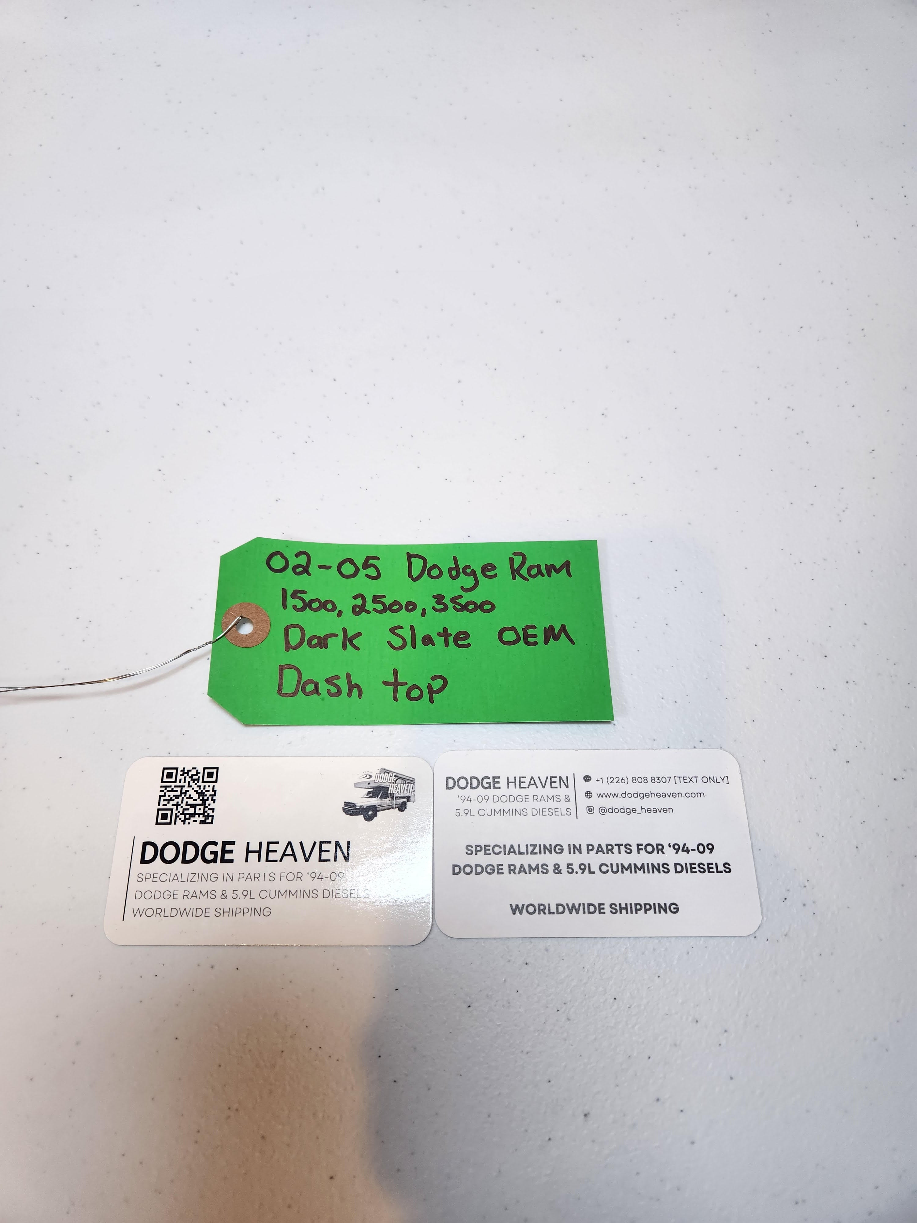 2002-2005 Dodge Ram 1500 2500 3500 Dark Slate Grey Dash Top/Cover (OEM)