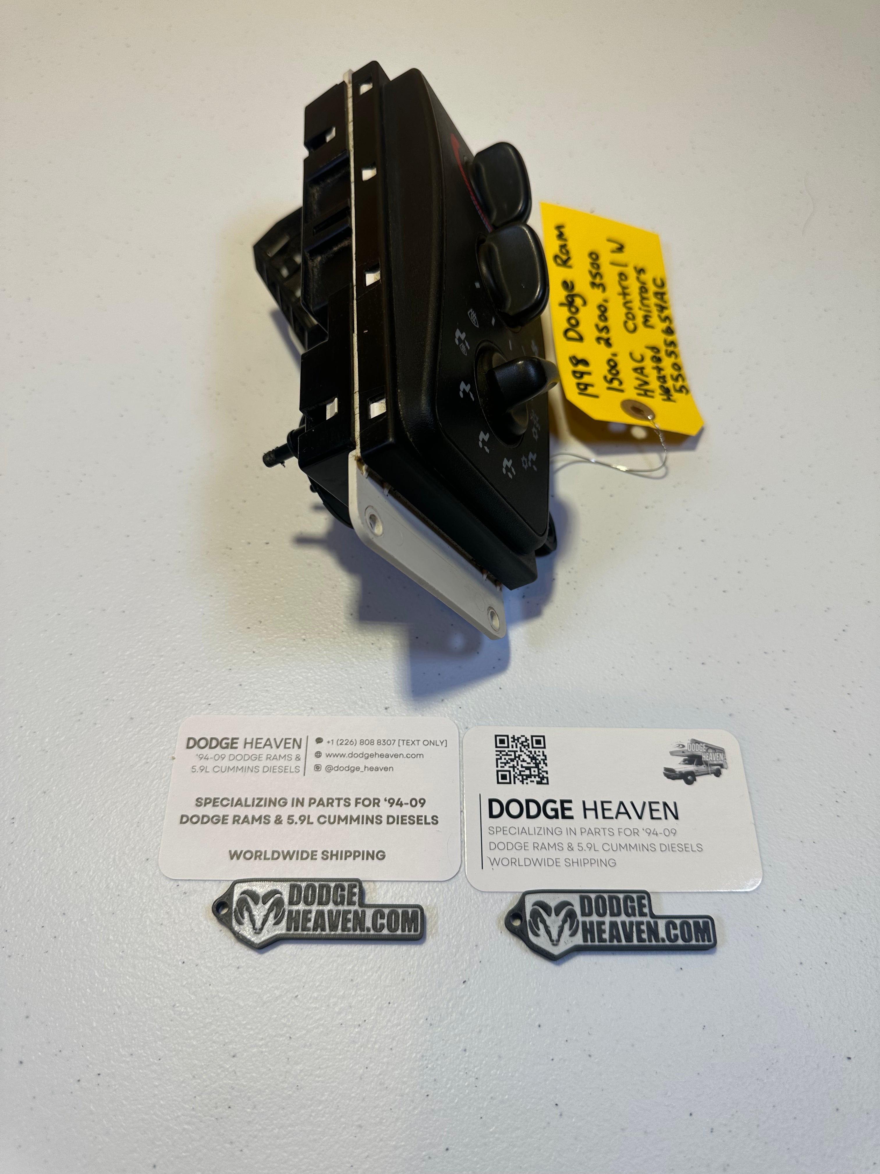 1998-1998 Dodge Ram 1500 2500 3500 HVAC Climate Control Temperature Heated Mirrors (OEM)