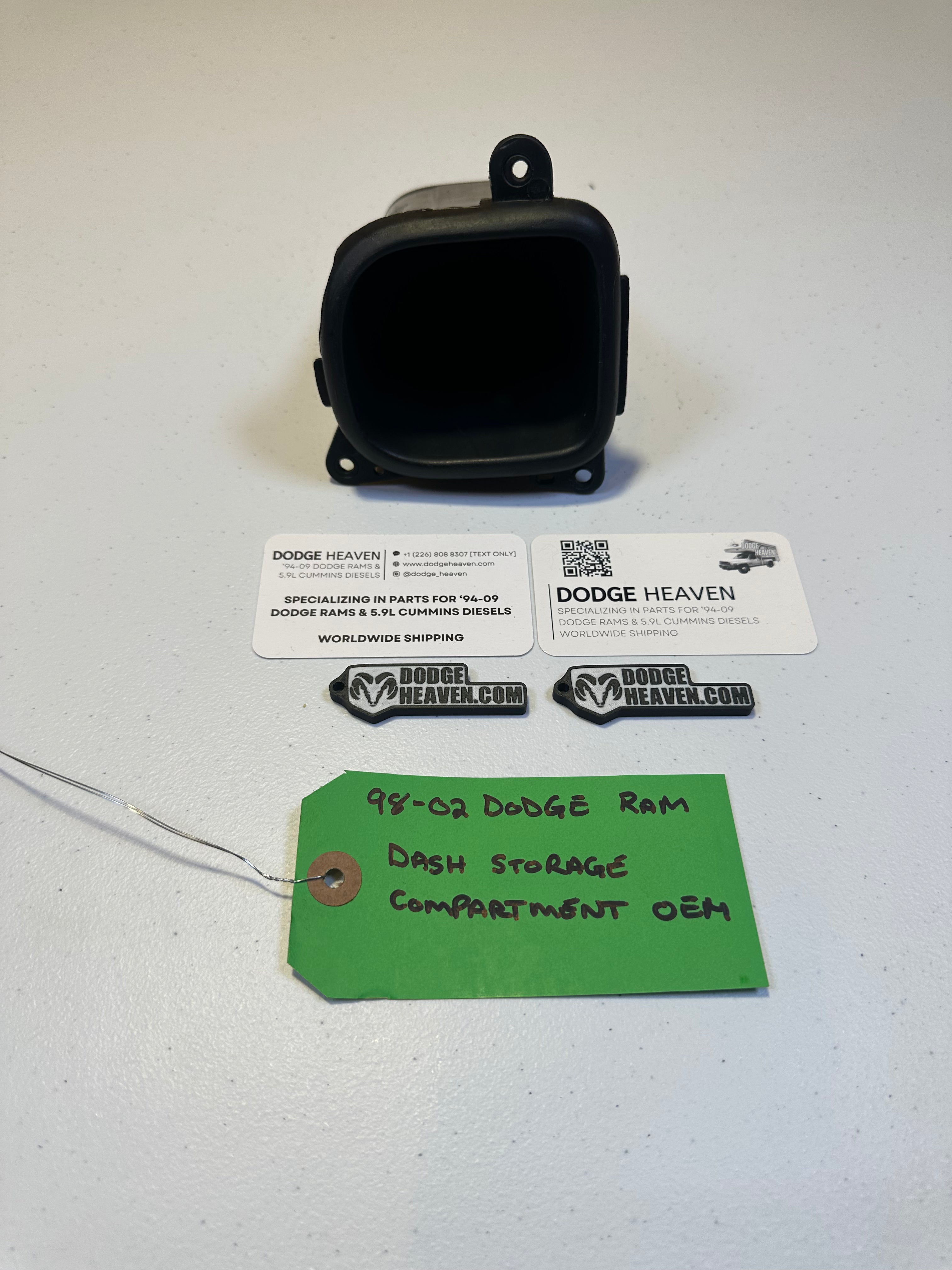 1998-2001 Dodge Ram 1500 2500 3500 Dash Storage Cubby Pocket (OEM)