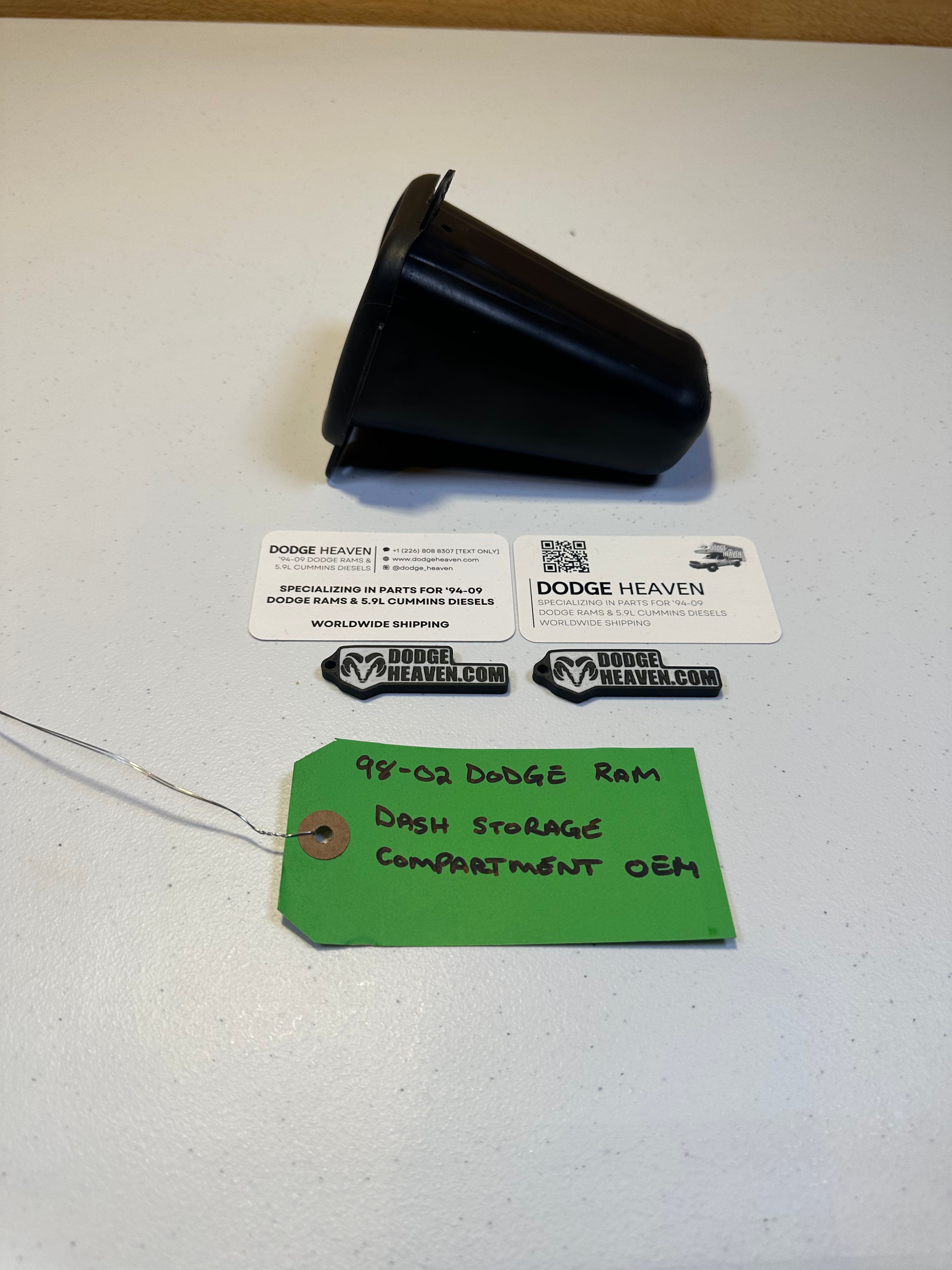 1998-2001 Dodge Ram 1500 2500 3500 Dash Storage Cubby Pocket (OEM)