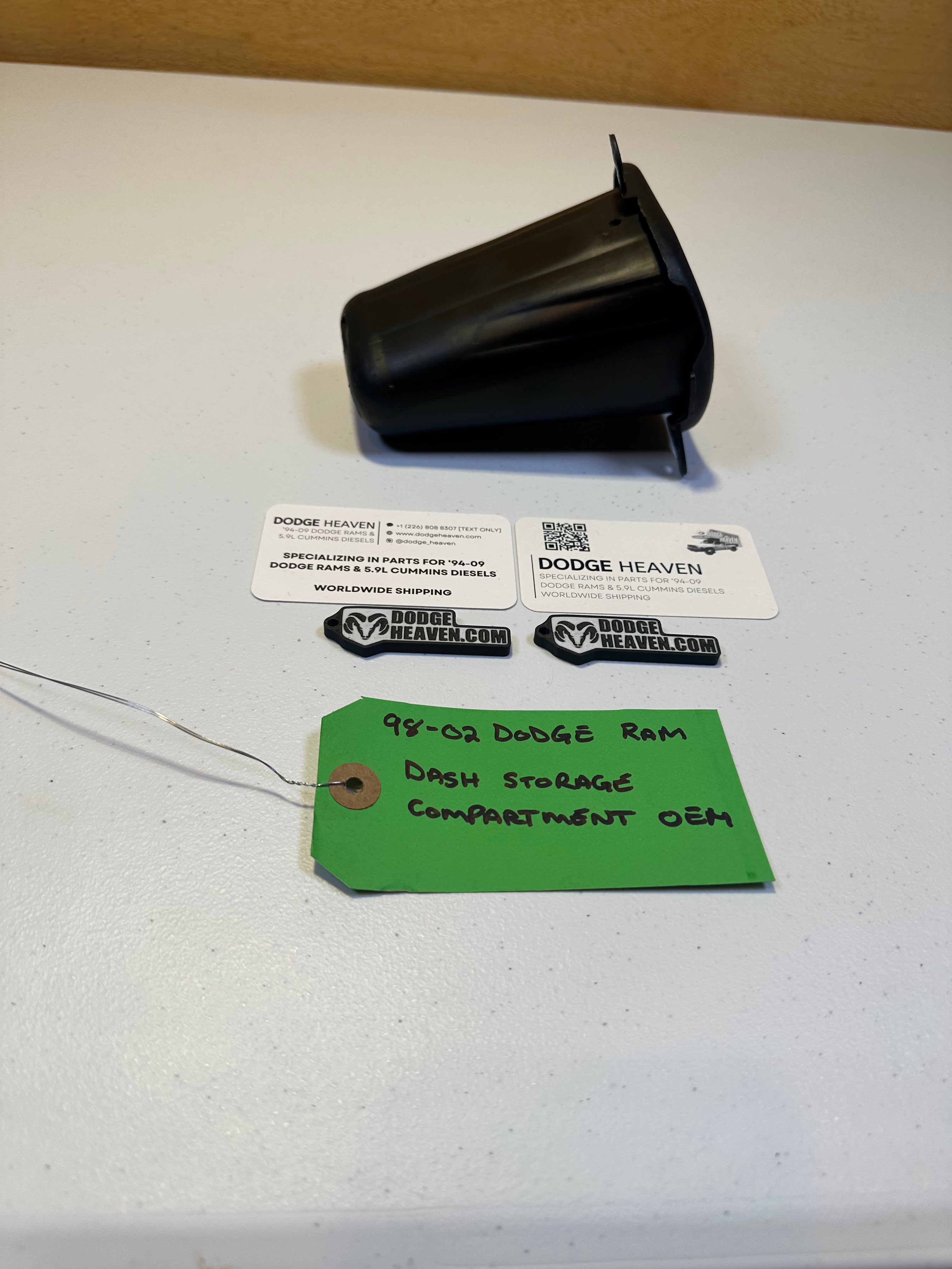 1998-2001 Dodge Ram 1500 2500 3500 Dash Storage Cubby Pocket (OEM)