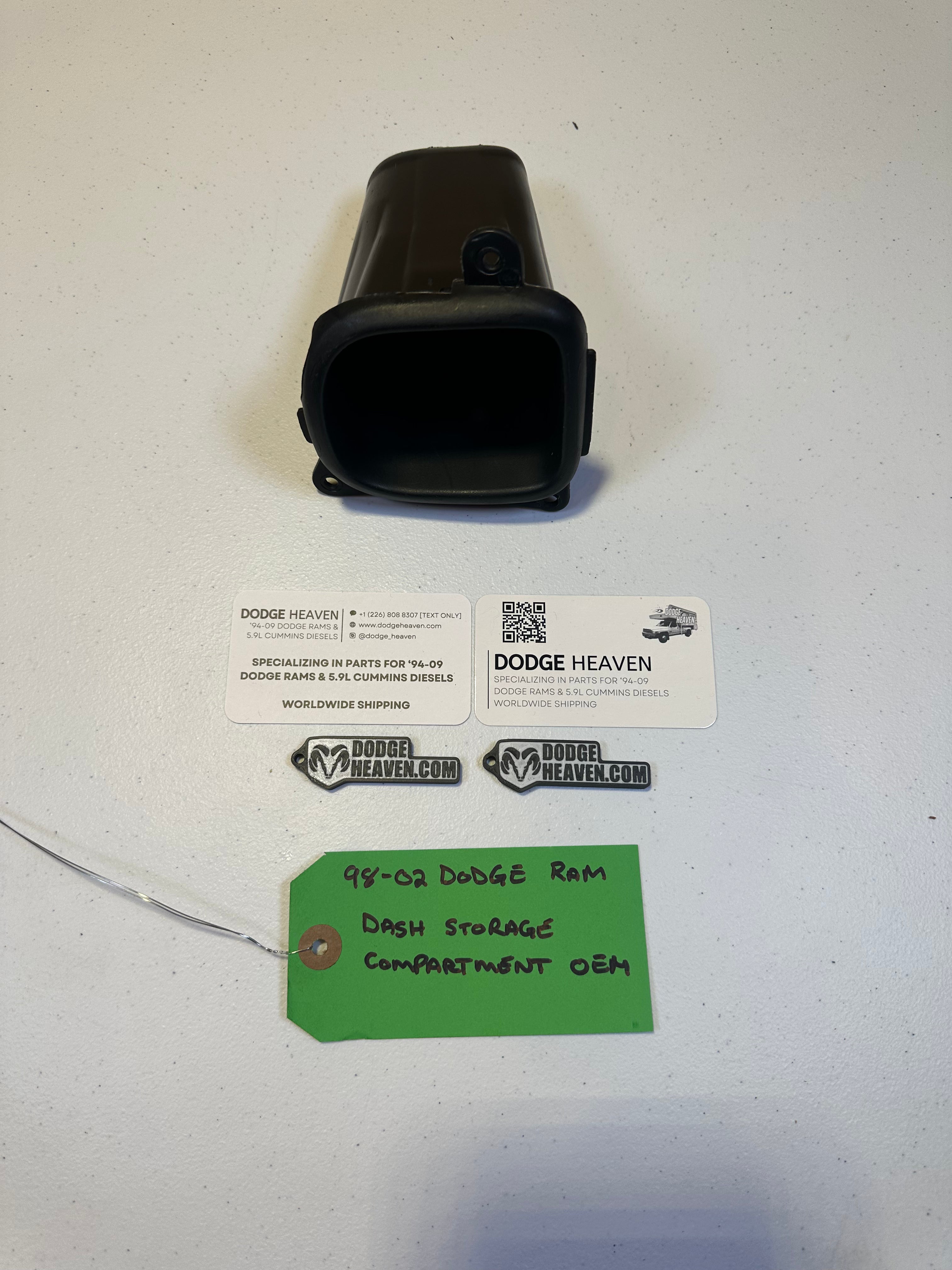 1998-2001 Dodge Ram 1500 2500 3500 Dash Storage Cubby Pocket (OEM)