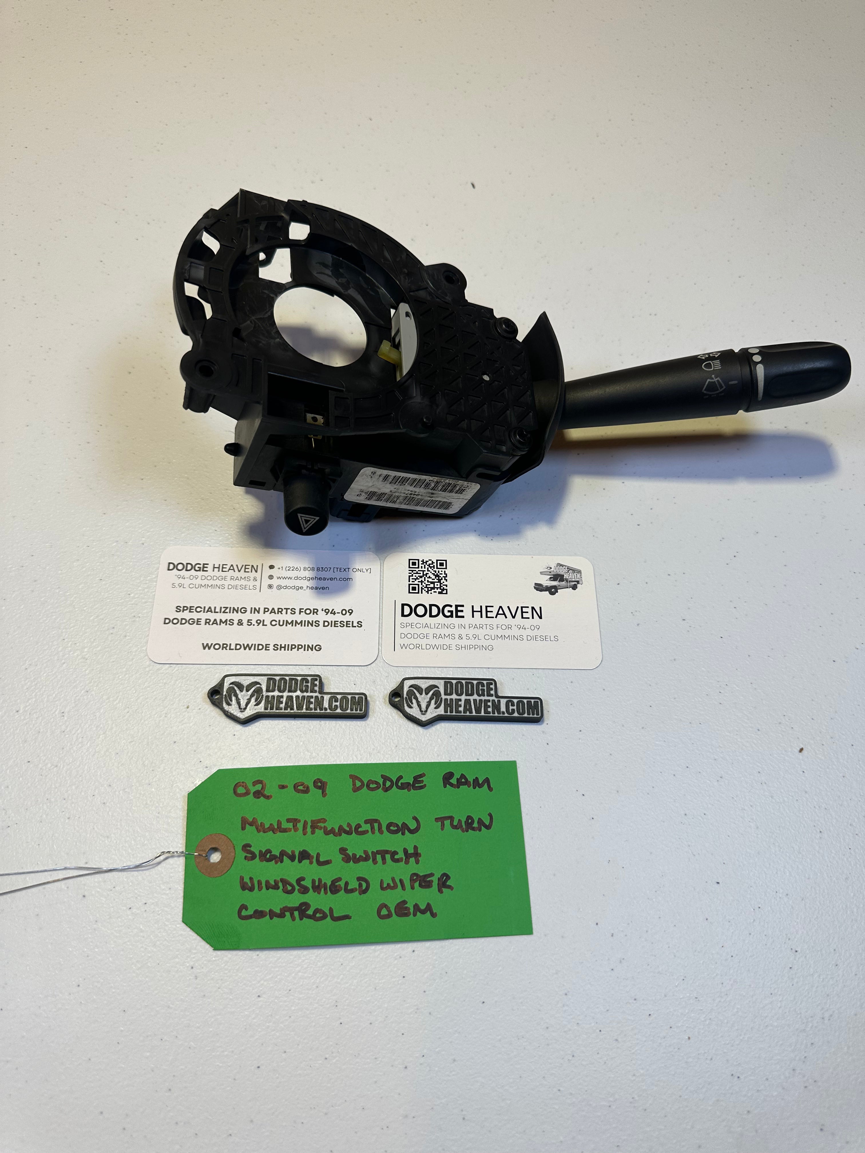2003-2009 Dodge Ram 1500 2500 3500 Multifunction Turn Signal Wiper Switch (OEM)