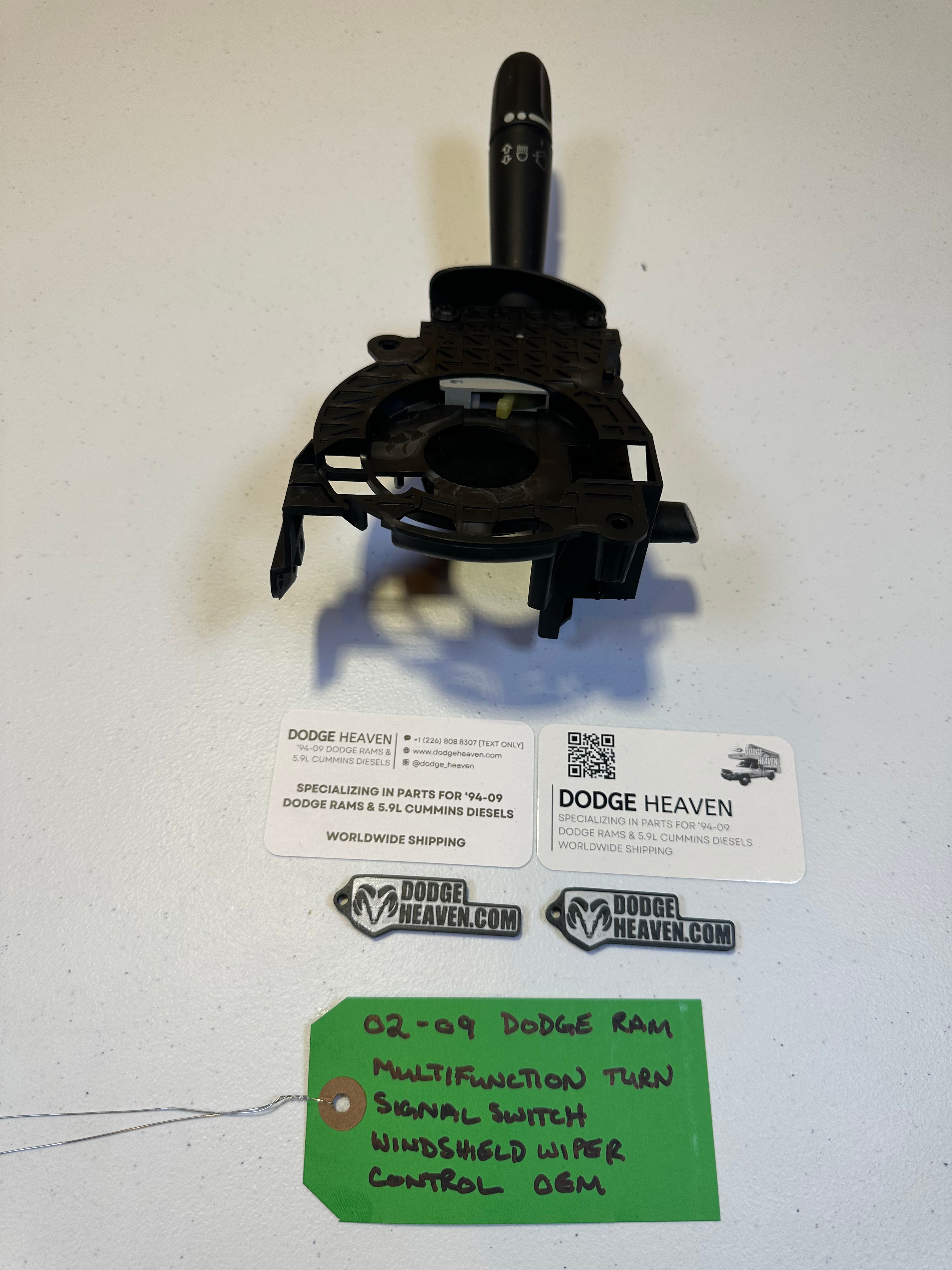 2003-2009 Dodge Ram 1500 2500 3500 Multifunction Turn Signal Wiper Switch (OEM)
