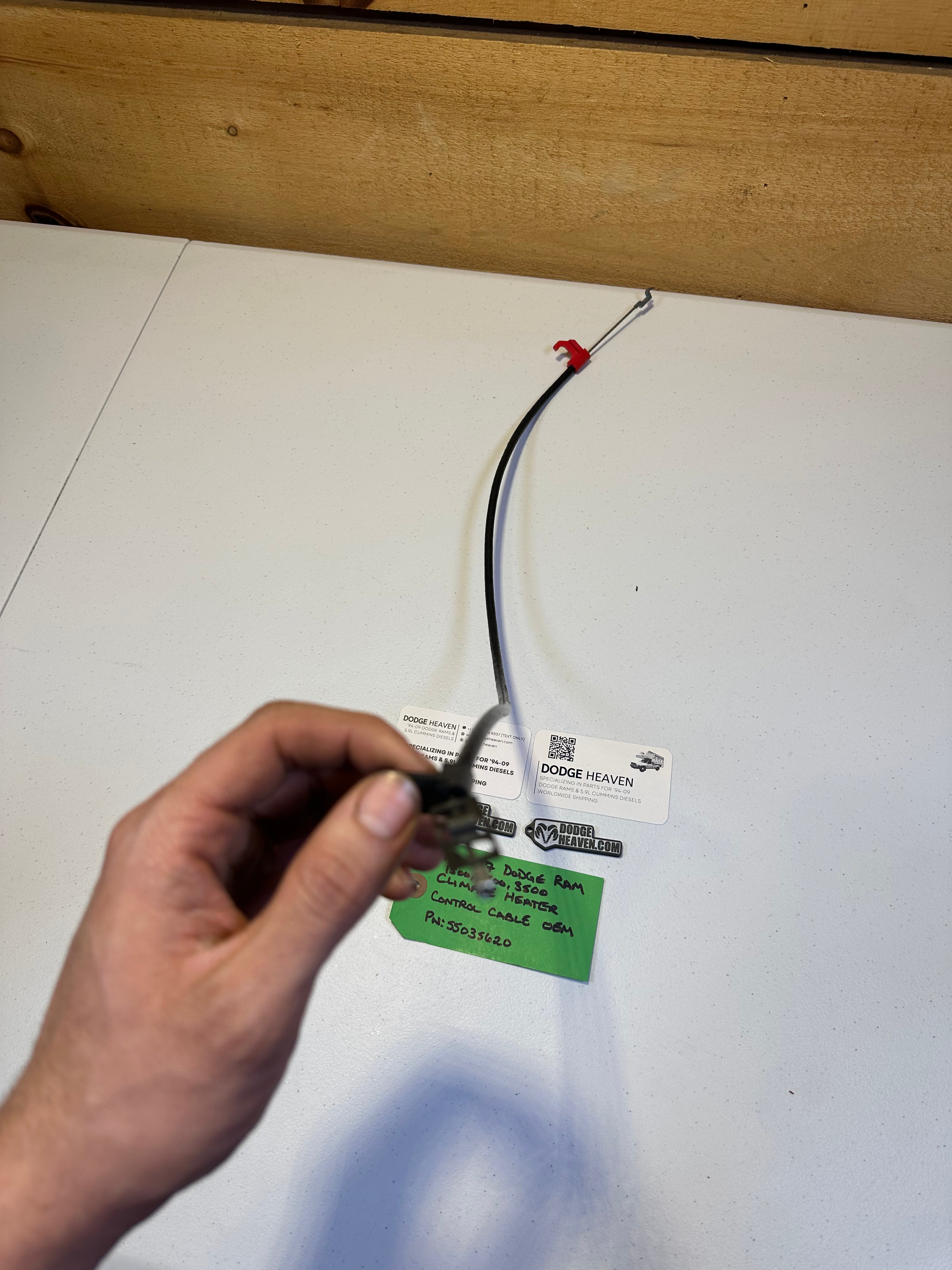1994-1997 Dodge Ram 1500 2500 3500 Dash Heater A/C Climate Control Unit Cable (OEM)