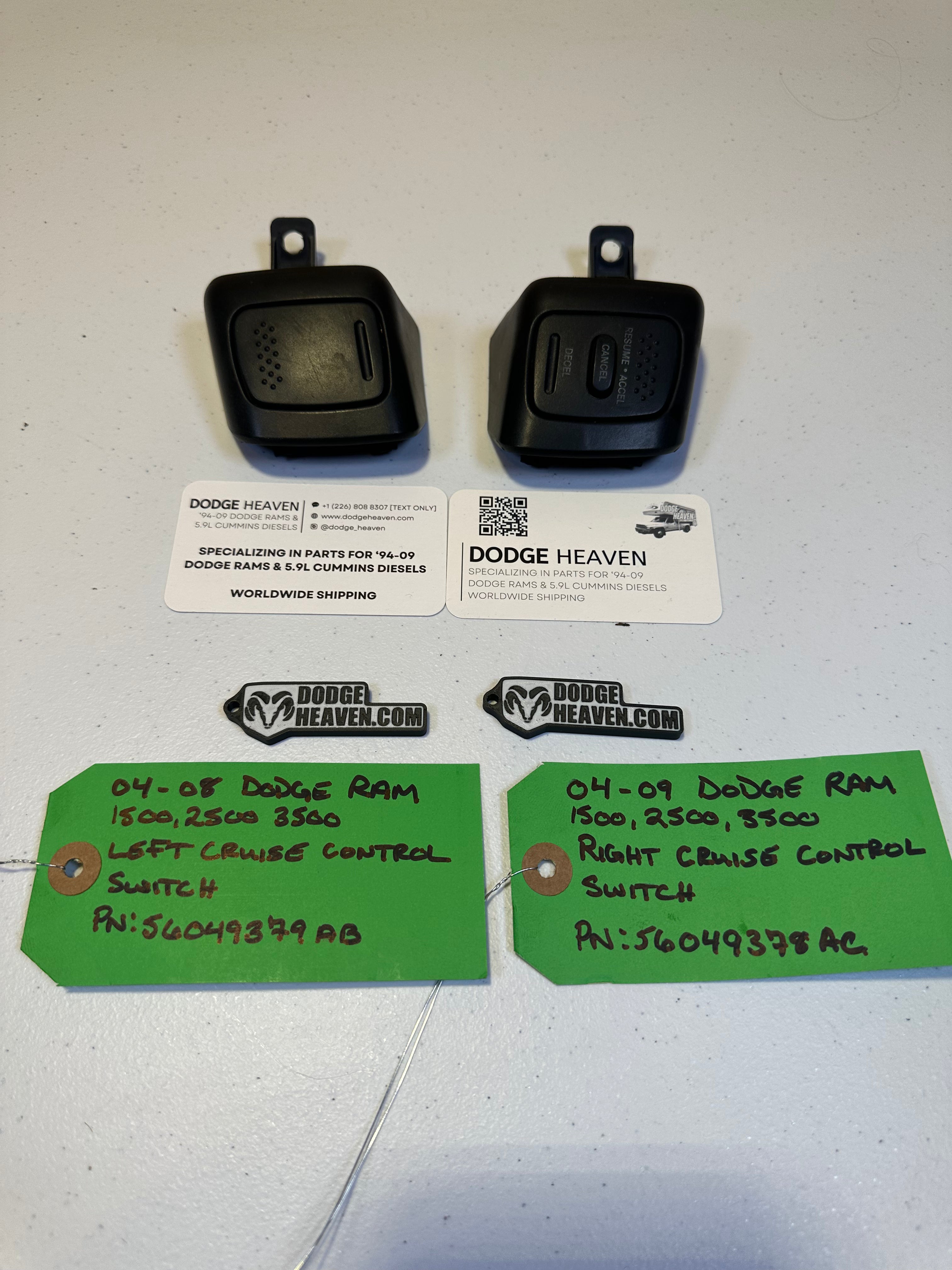 2004-2008 Dodge Ram 1500 2500 3500 Cruise Control Pair (OEM)